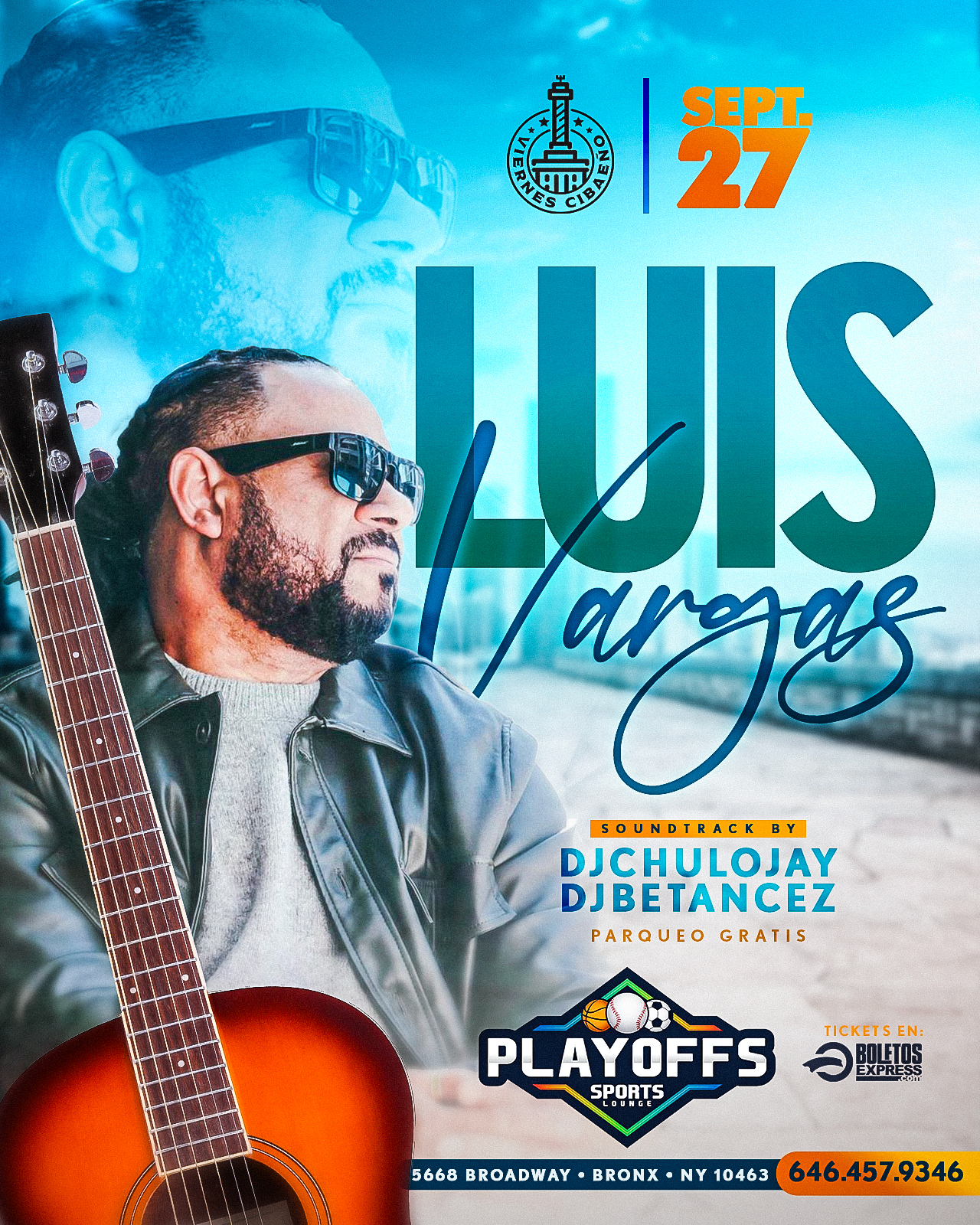 Buy tickets for Luis Vargas Luis Vargas