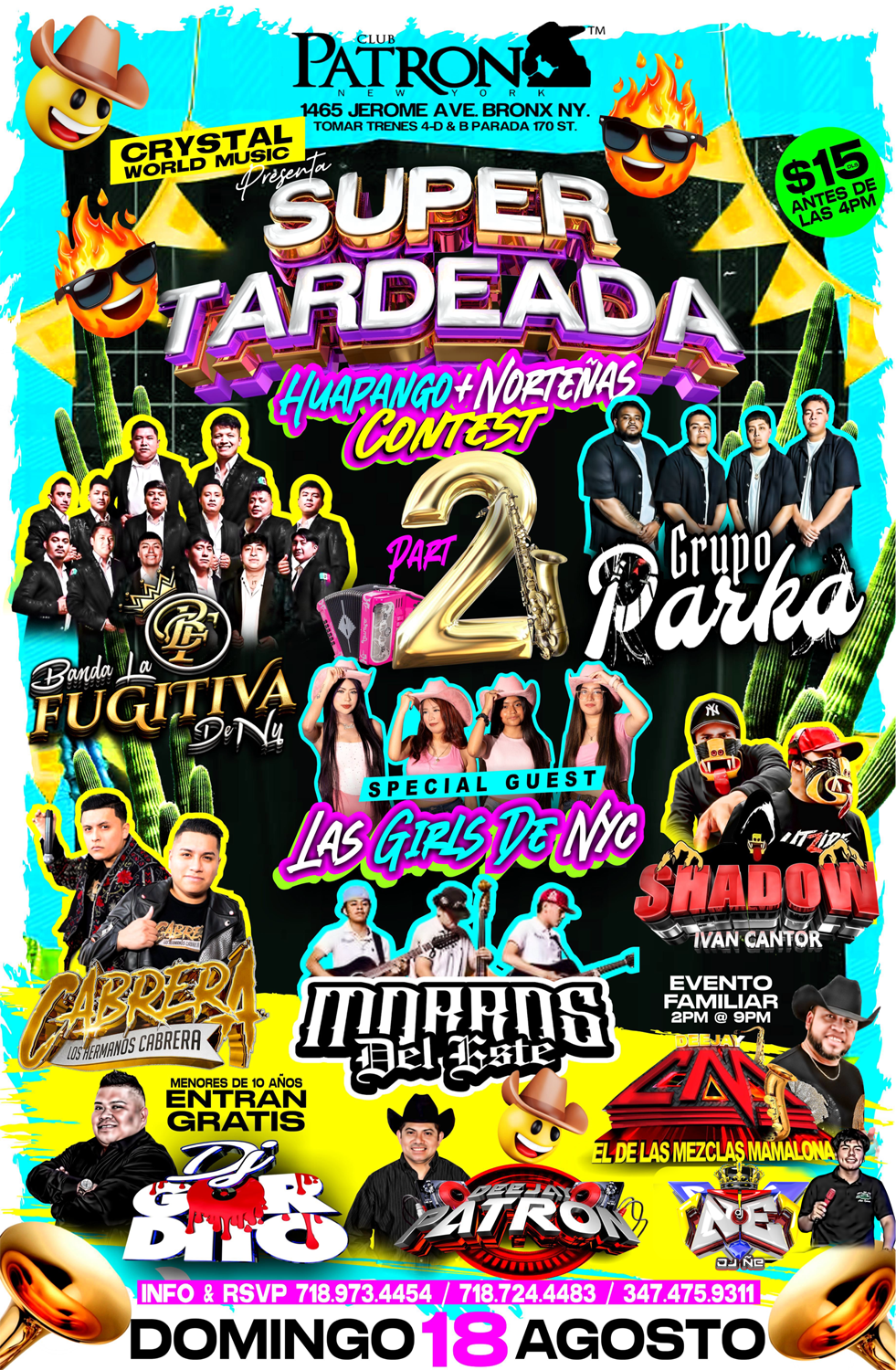 Buy tickets for SUPER TARDEADA PT. 2 SUPER TARDEADA PT. 2