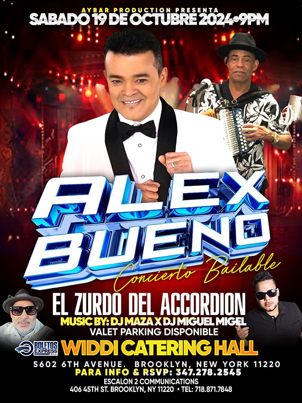 Buy tickets for ALEX BUENO ALEX BUENO