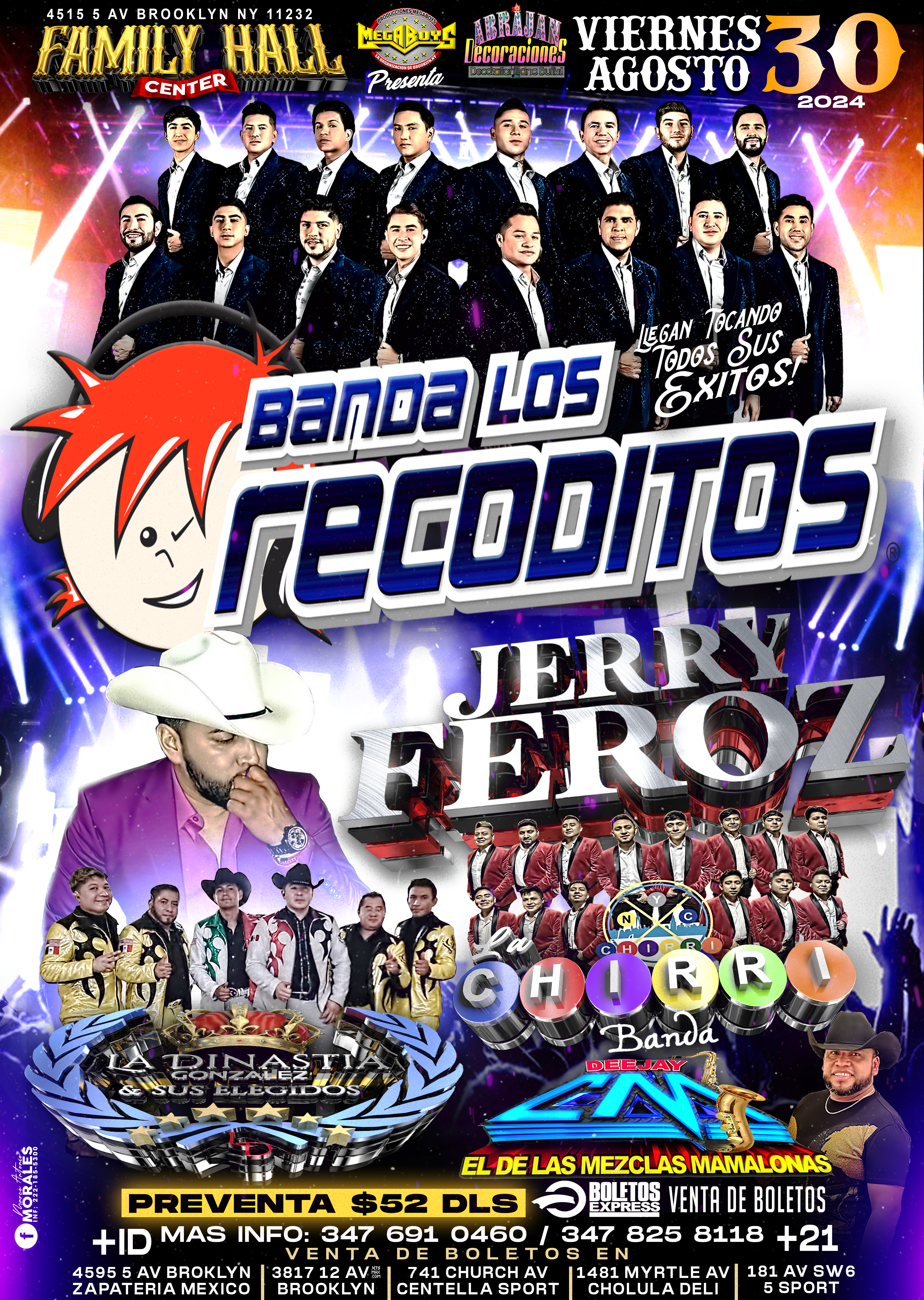 Buy tickets for BANDA LOS RECODITOS - LLEGAN TOCANDO TODOS SUS EXITOS BANDA LOS RECODITOS - LLEGAN TOCANDO TODOS SUS EXITOS