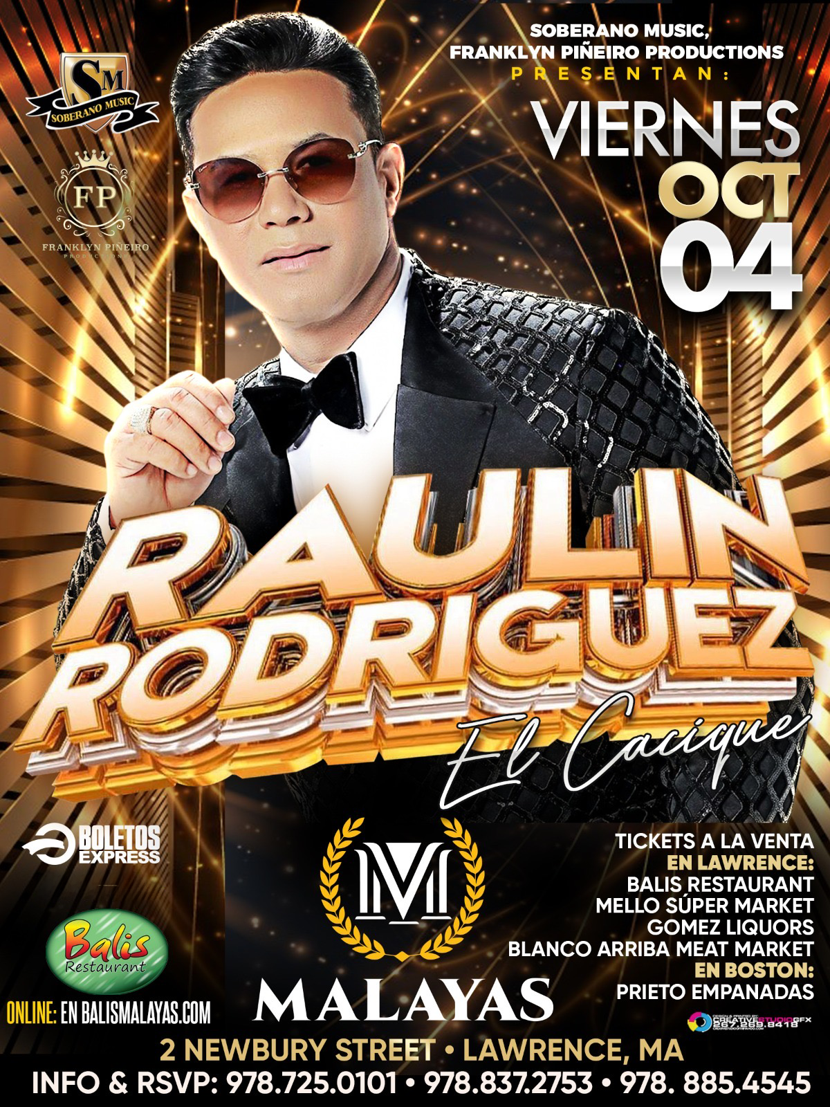 Buy tickets for Raulin Rodriguez en Vivo Raulin Rodriguez en Vivo