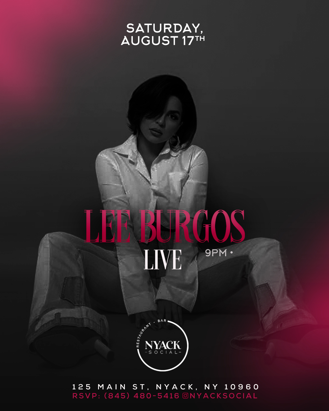 Buy tickets for LEE BURGOS LEE BURGOS