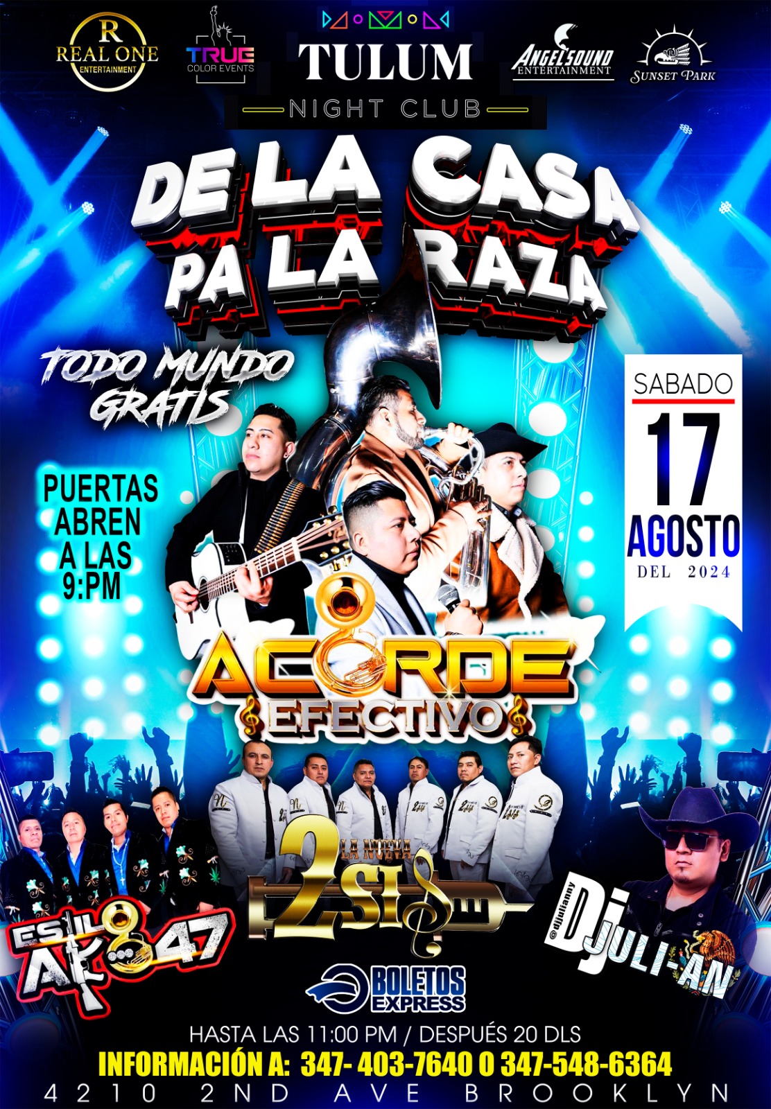 Buy tickets for DE LA CASA PA'LA RAZA DE LA CASA PA'LA RAZA