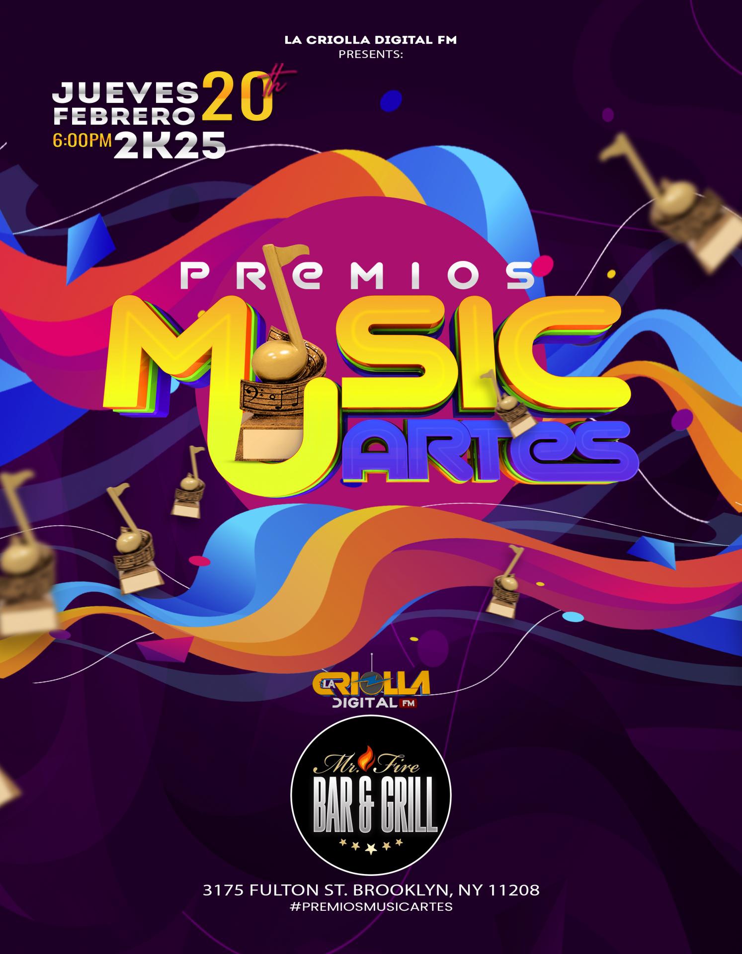 Buy tickets for PREMIOS MUSIC ARTES PREMIOS MUSIC ARTES