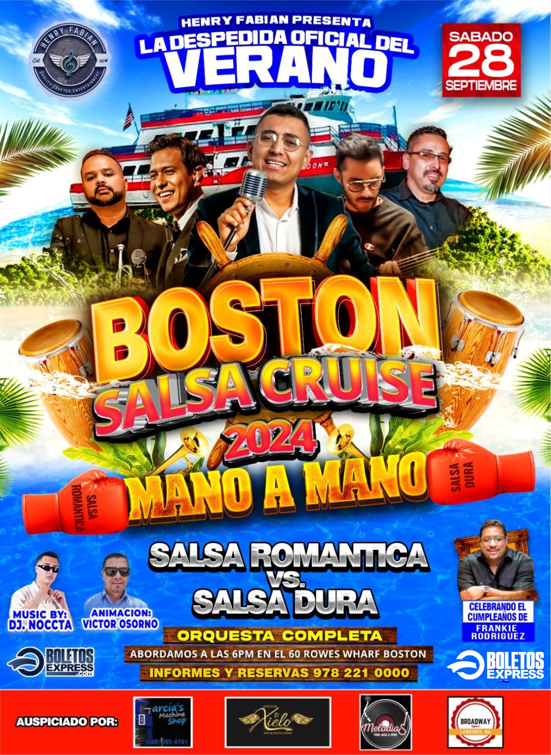 Buy tickets for BOSTON SALSA CRUISE 2024 BOSTON SALSA CRUISE 2024