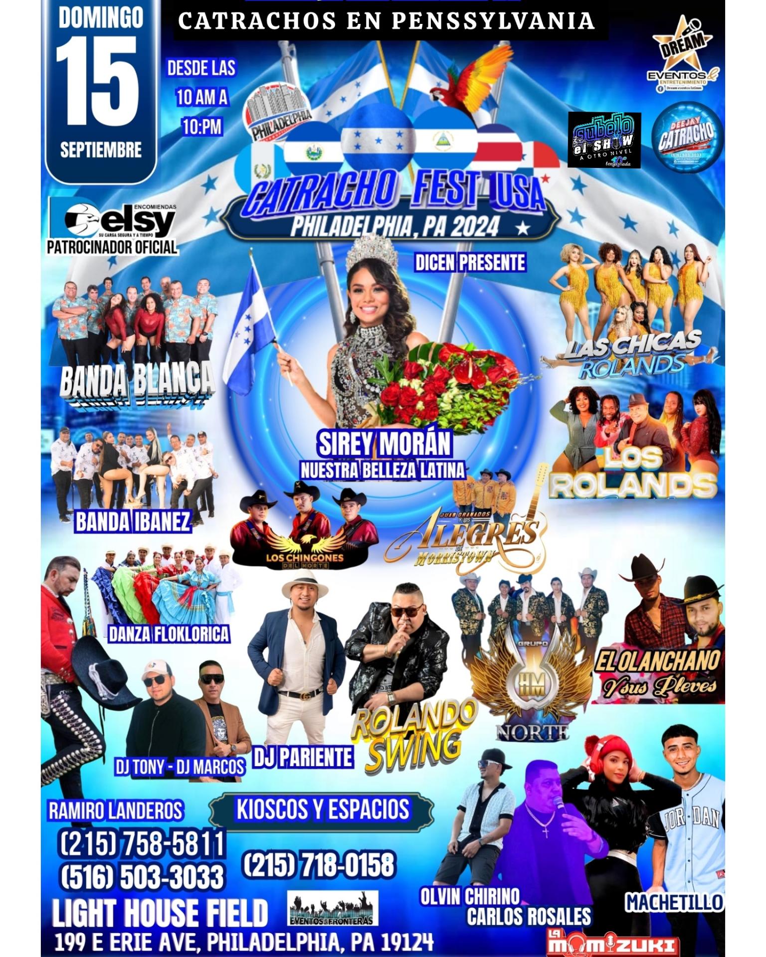 Buy tickets for Catracho fest usa Philadelphia PA /Domingo 15 sept 2024 Catracho fest usa Philadelphia PA /Domingo 15 sept 2024