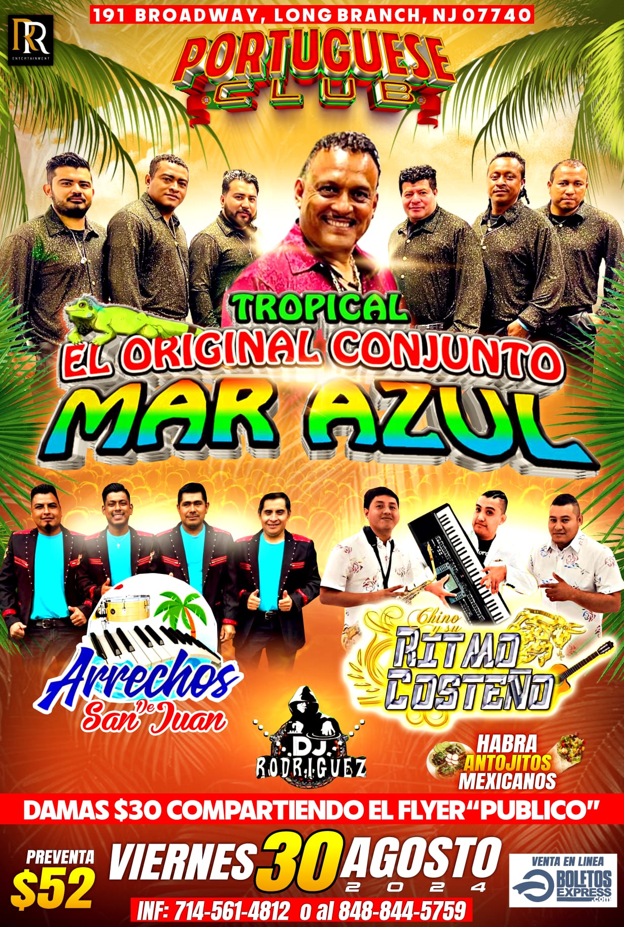 TROPICAL EL ORIGINAL CONJUNTO MAR AZUL