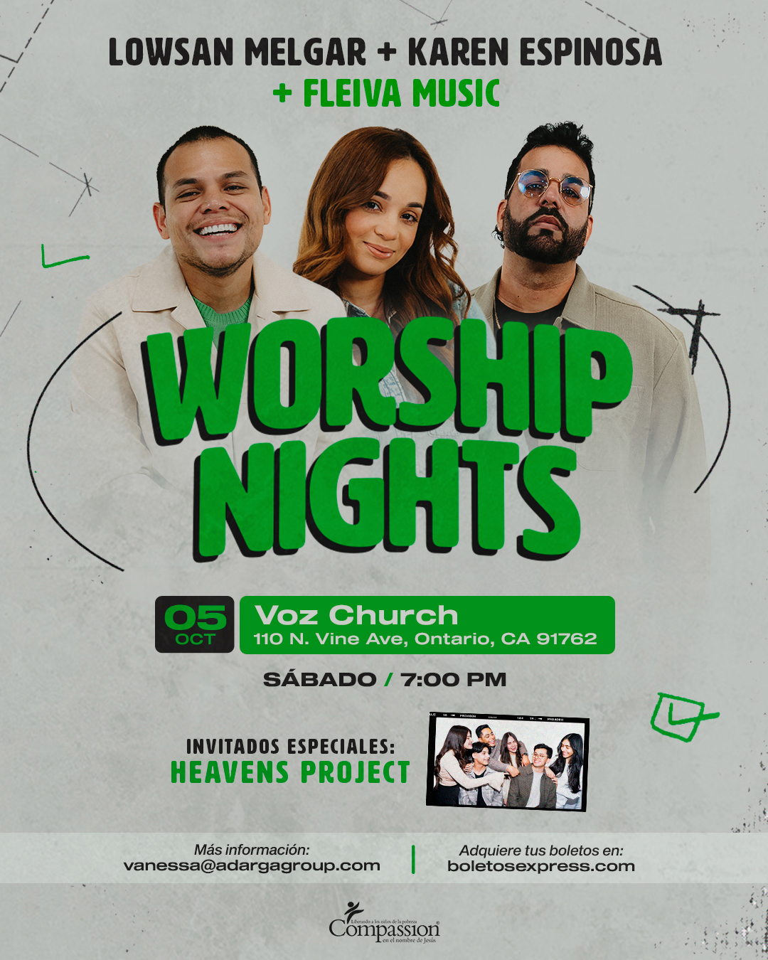 Buy tickets for Lowsan Melgar + Karen Espinosa Worship Nights Lowsan Melgar + Karen Espinosa Worship Nights