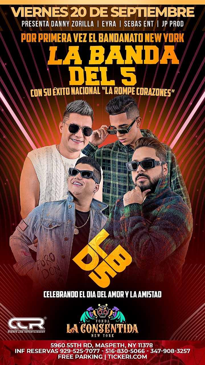 Buy tickets for LA BANDA DEL 5 LA BANDA DEL 5
