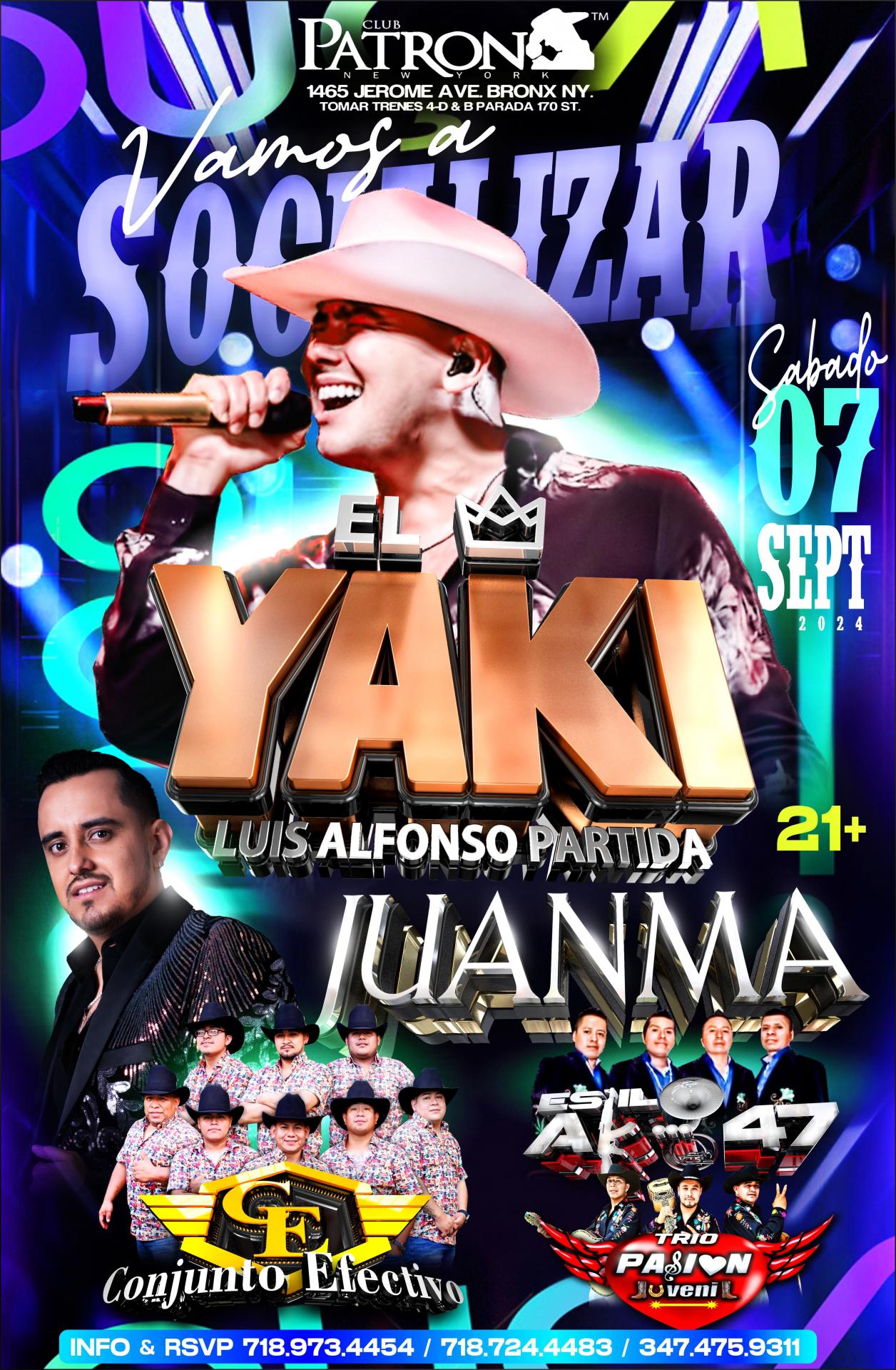 Buy tickets for EL YAKI - VAMOS A SOCIALIZAR!! EL YAKI - VAMOS A SOCIALIZAR!!