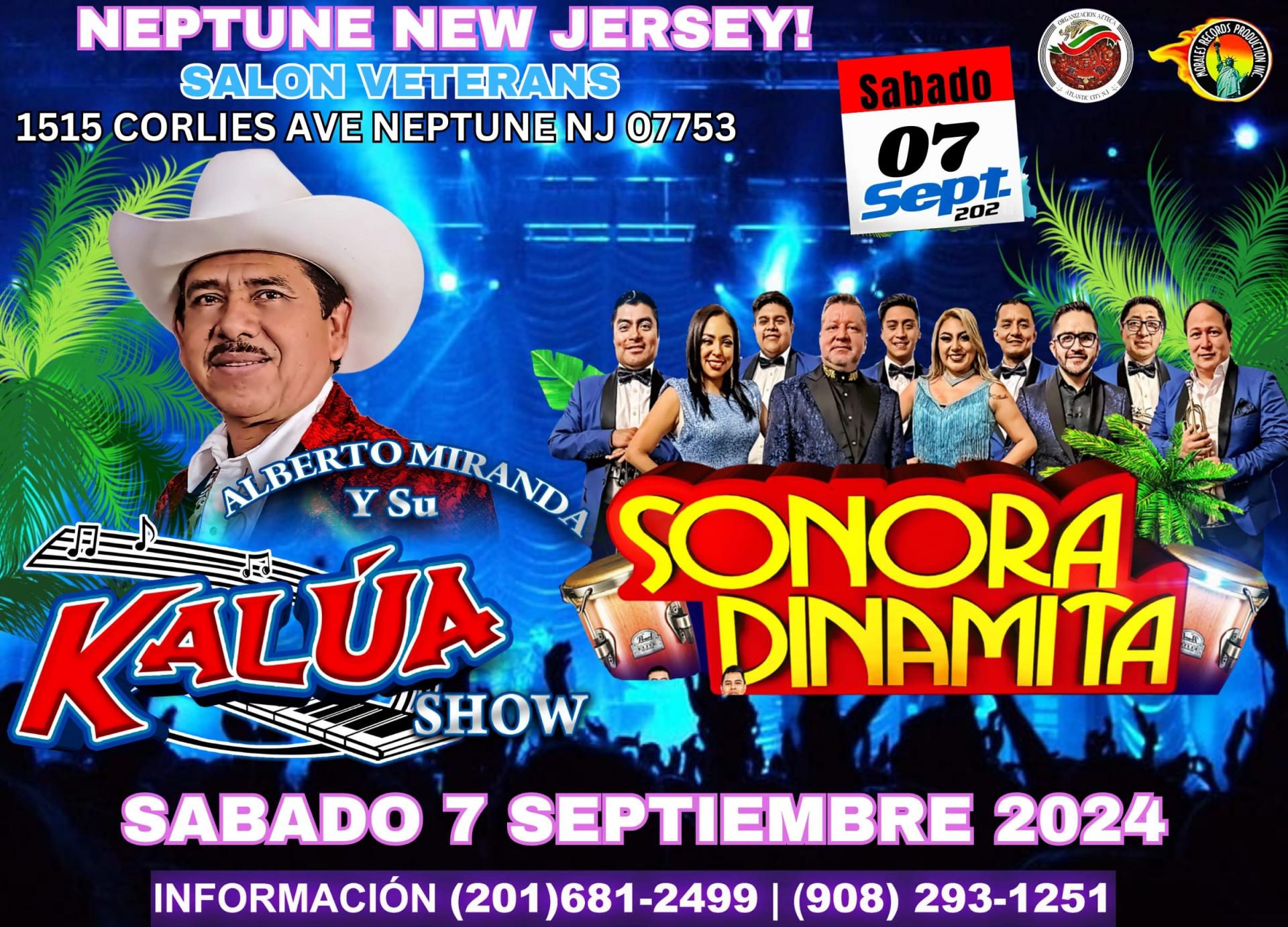 Buy tickets for Kalua Show & Sonora Dinamita en Neptune NJ Kalua Show & Sonora Dinamita en Neptune NJ