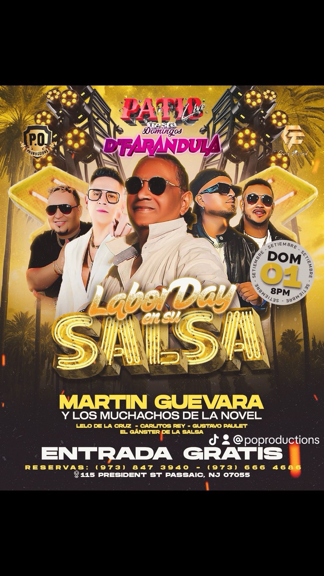 Buy tickets for MARTIN GUEVARA Y LOS MUCHACHOS DE LA NOVEL,LILO DE LA CRUZ-CARLITOS REY-GUSTAVO PALLET-EL GANSTER DE LA SALSA MARTIN GUEVARA Y LOS MUCHACHOS DE LA NOVEL,LILO DE LA CRUZ-CARLITOS REY-GUSTAVO PALLET-EL GANSTER DE LA SALSA