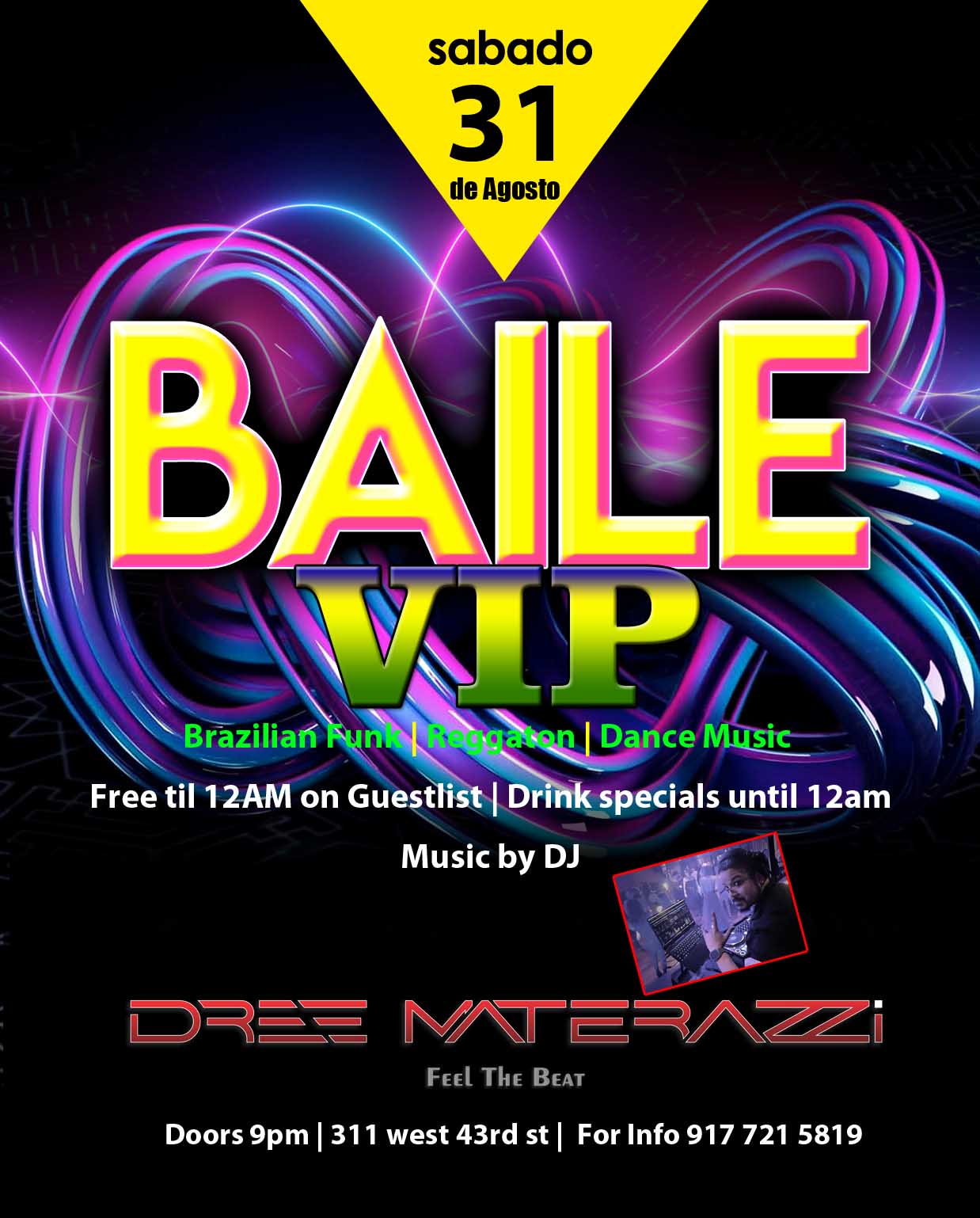 BAILE VIP com dj DREE MATERAZZI