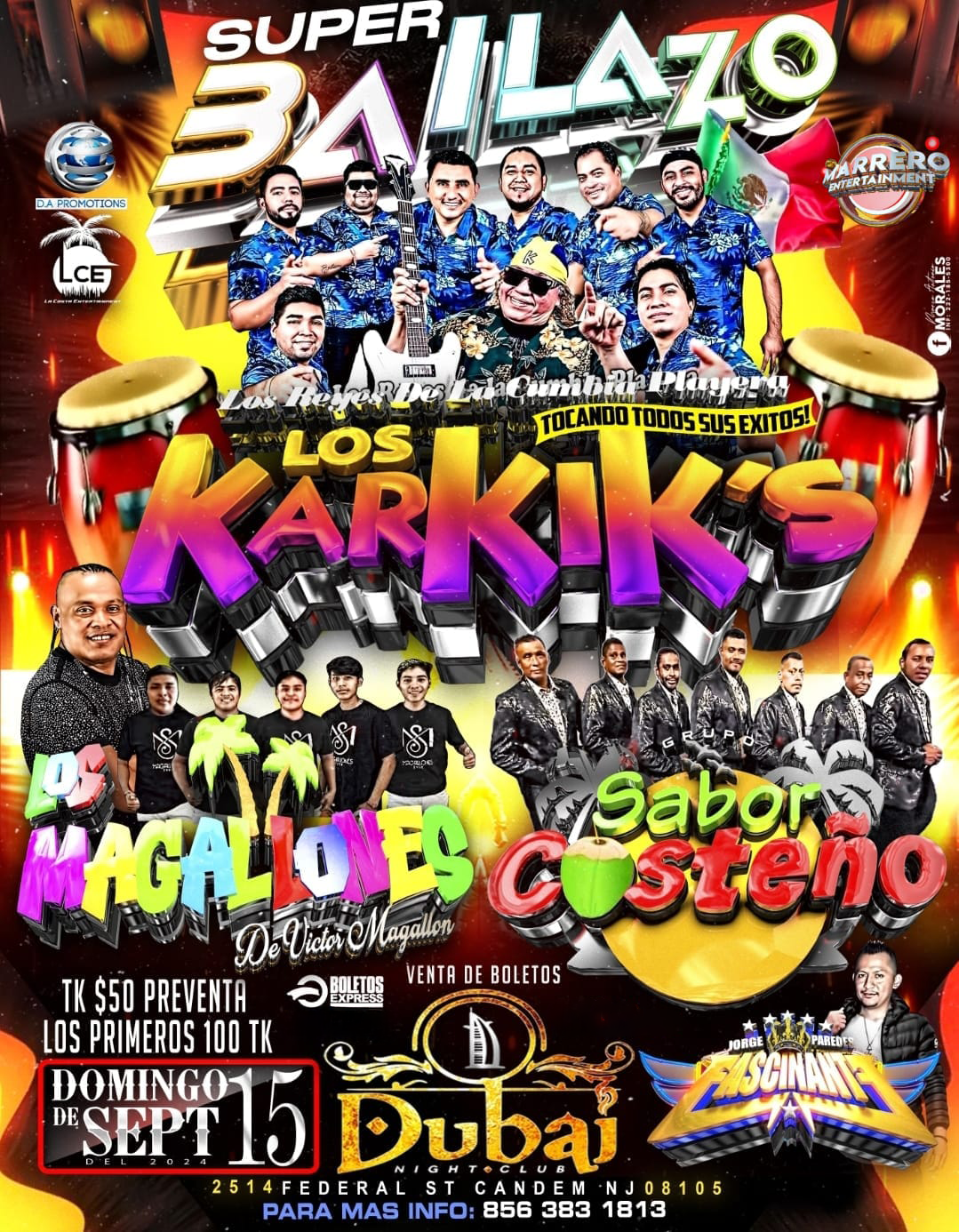 Buy tickets for SUPER BAILAZO - LOS KARKIK'S SUPER BAILAZO - LOS KARKIK'S