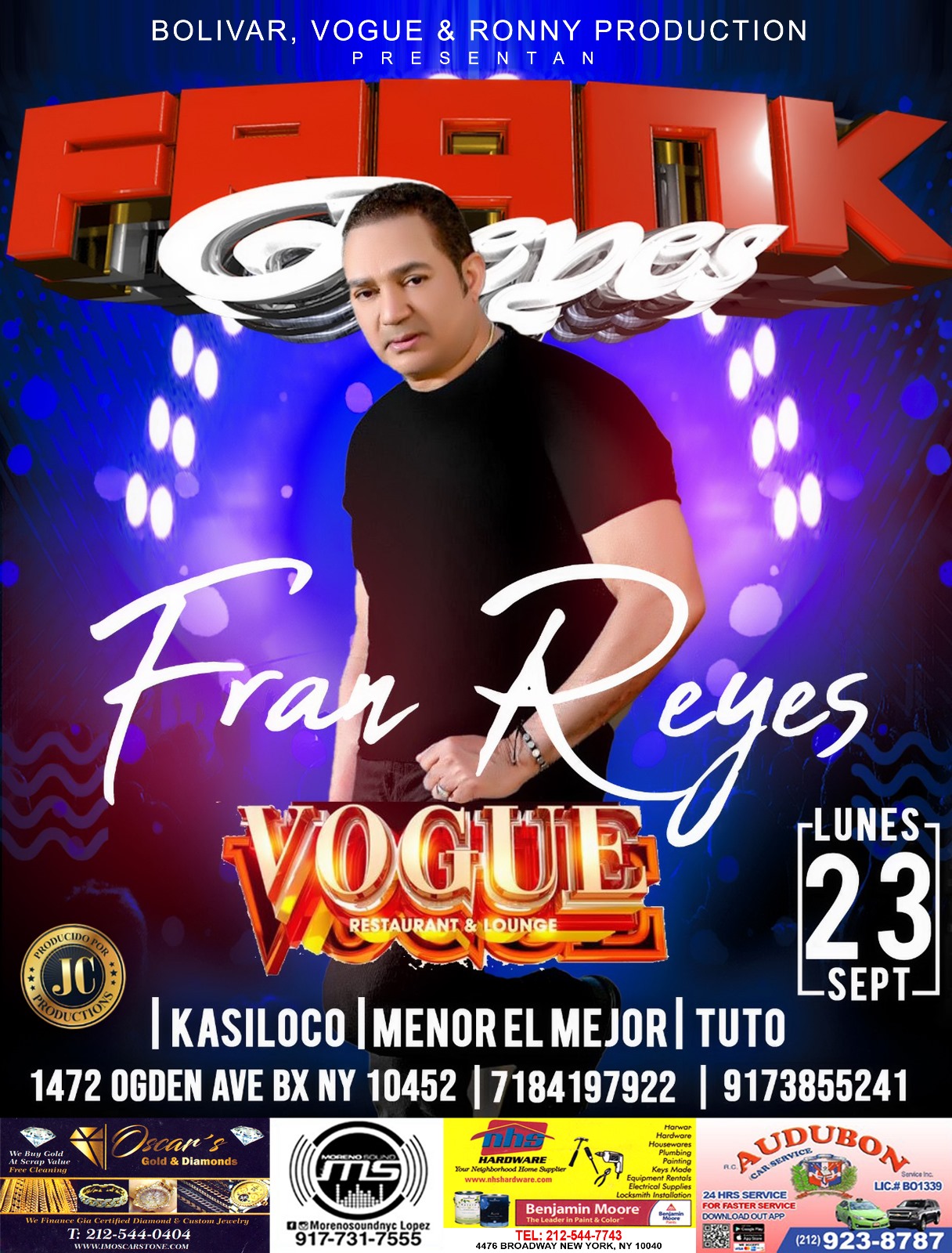Buy tickets for FRANK REYES FRANK REYES