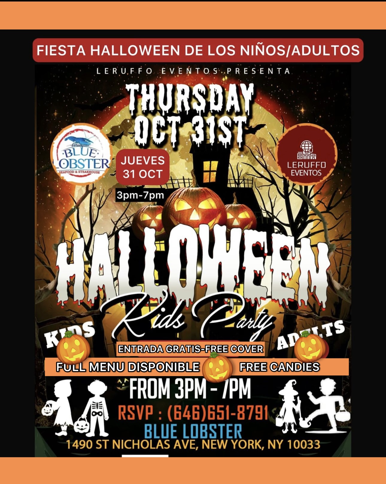 Buy tickets for ENTRADA GRATIS - HALLOWEEN KIDS PARTY2024 by LERUFFOEVENTOS ENTRADA GRATIS - HALLOWEEN KIDS PARTY2024 by LERUFFOEVENTOS