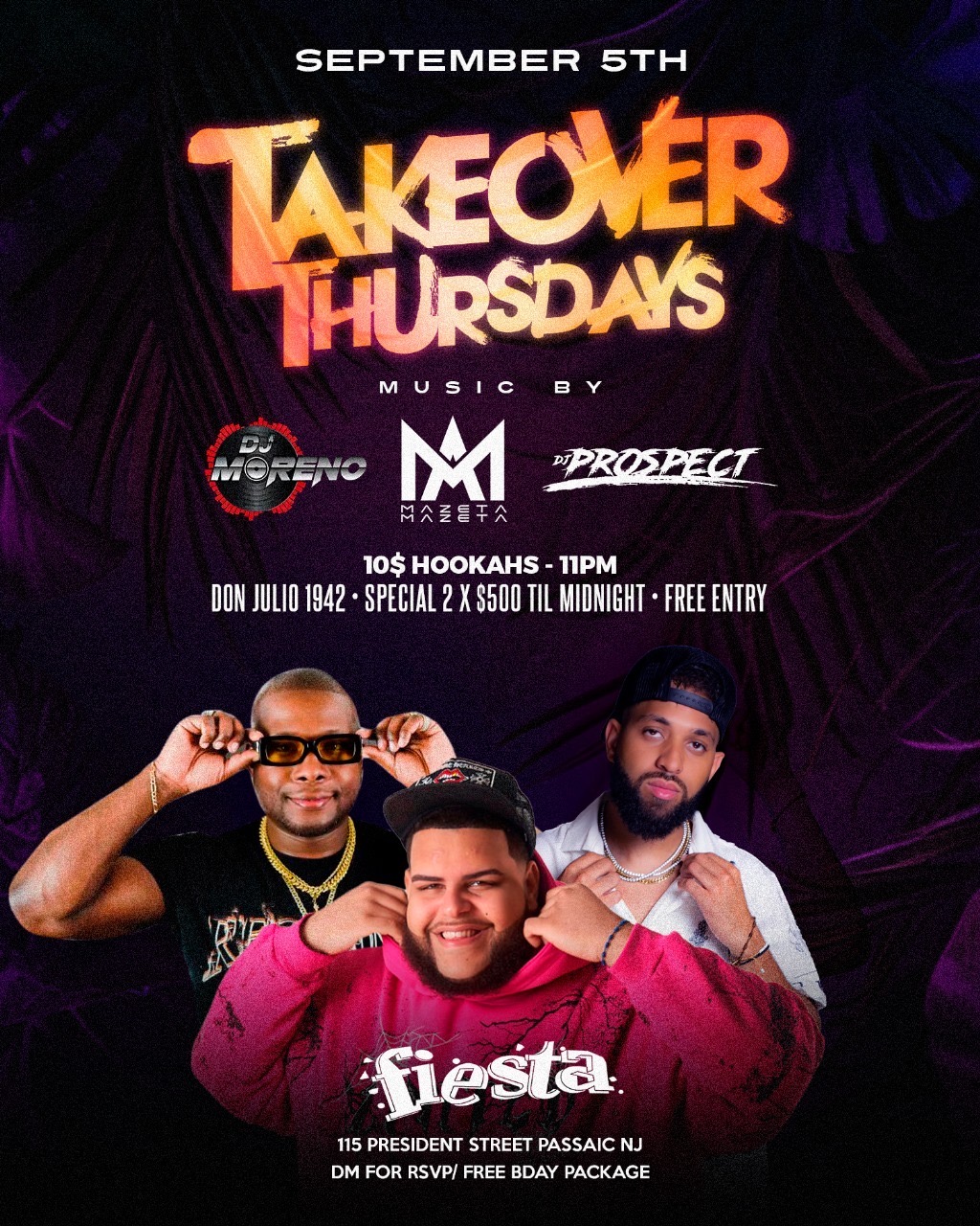 Buy tickets for DJ MAZETA , DJ PROSPECT, DJ MORENO DJ MAZETA , DJ PROSPECT, DJ MORENO