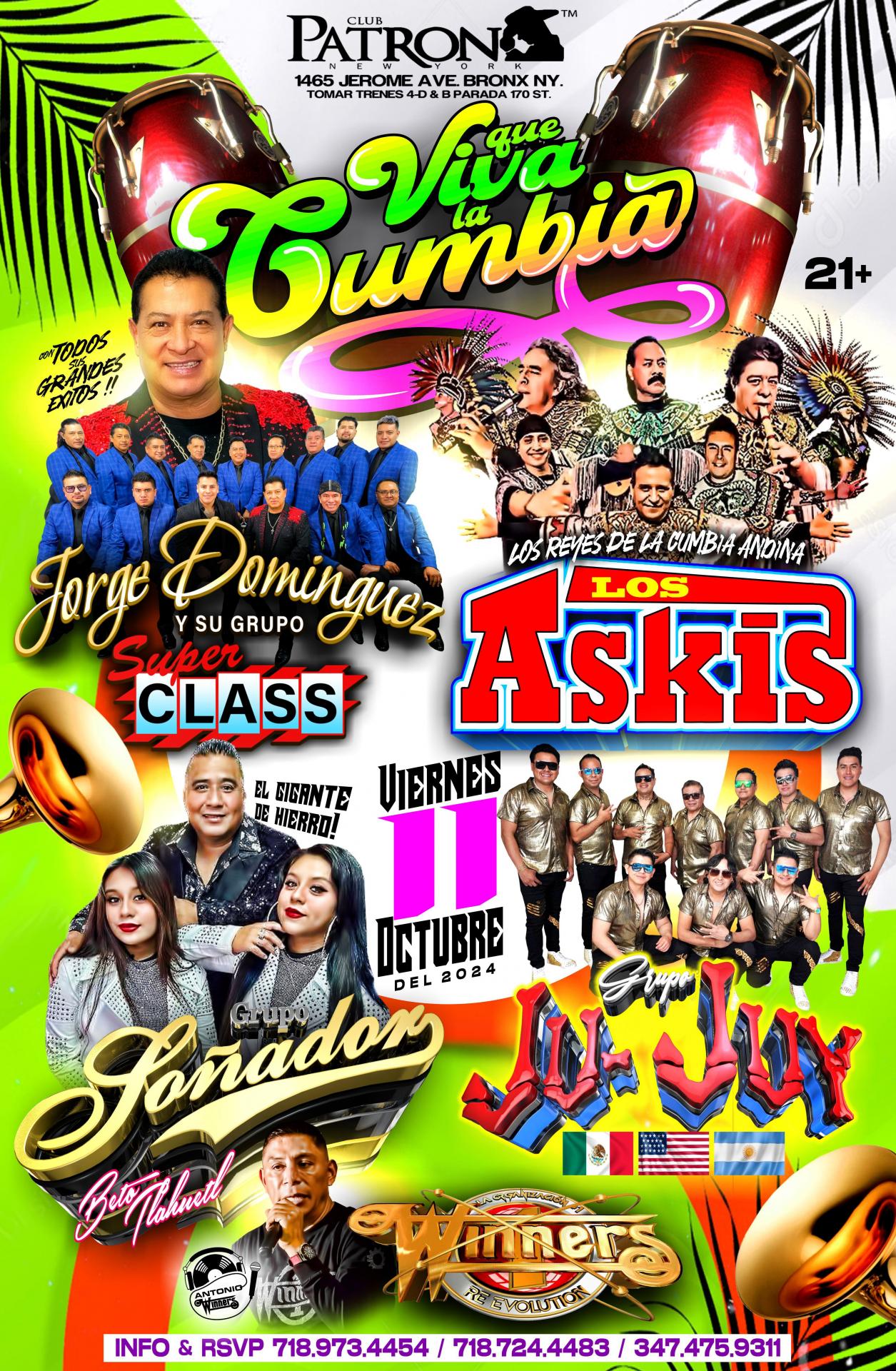 Buy tickets for QUE VIVA LA CUMBIA QUE VIVA LA CUMBIA