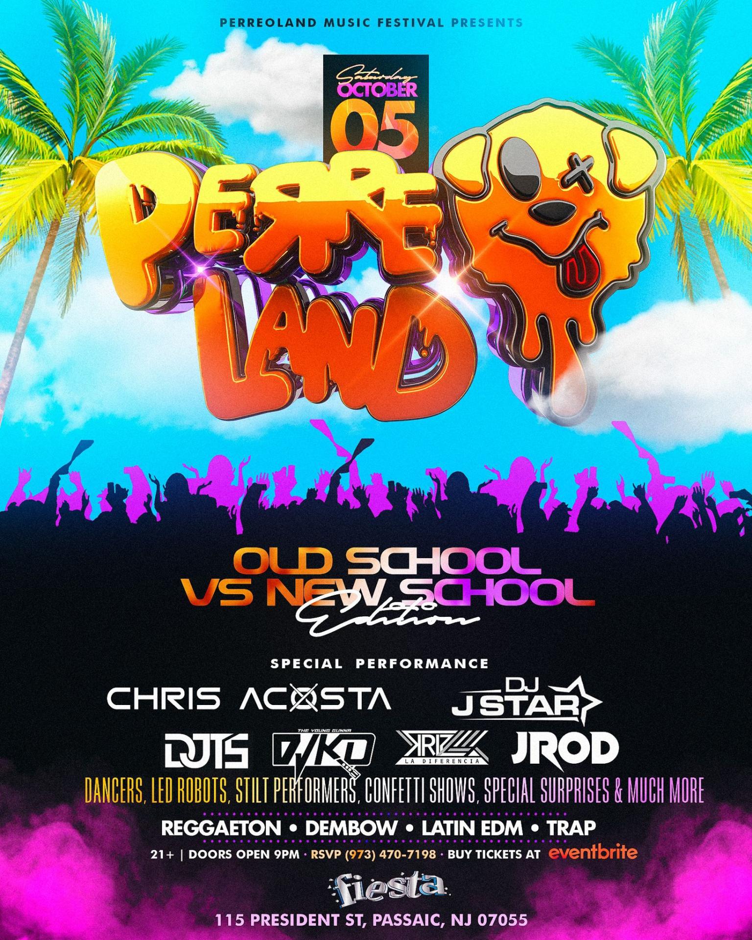 Buy tickets for PERREOLAND | New Jersey Old School VS. New School Edition PERREOLAND | New Jersey Old School VS. New School Edition