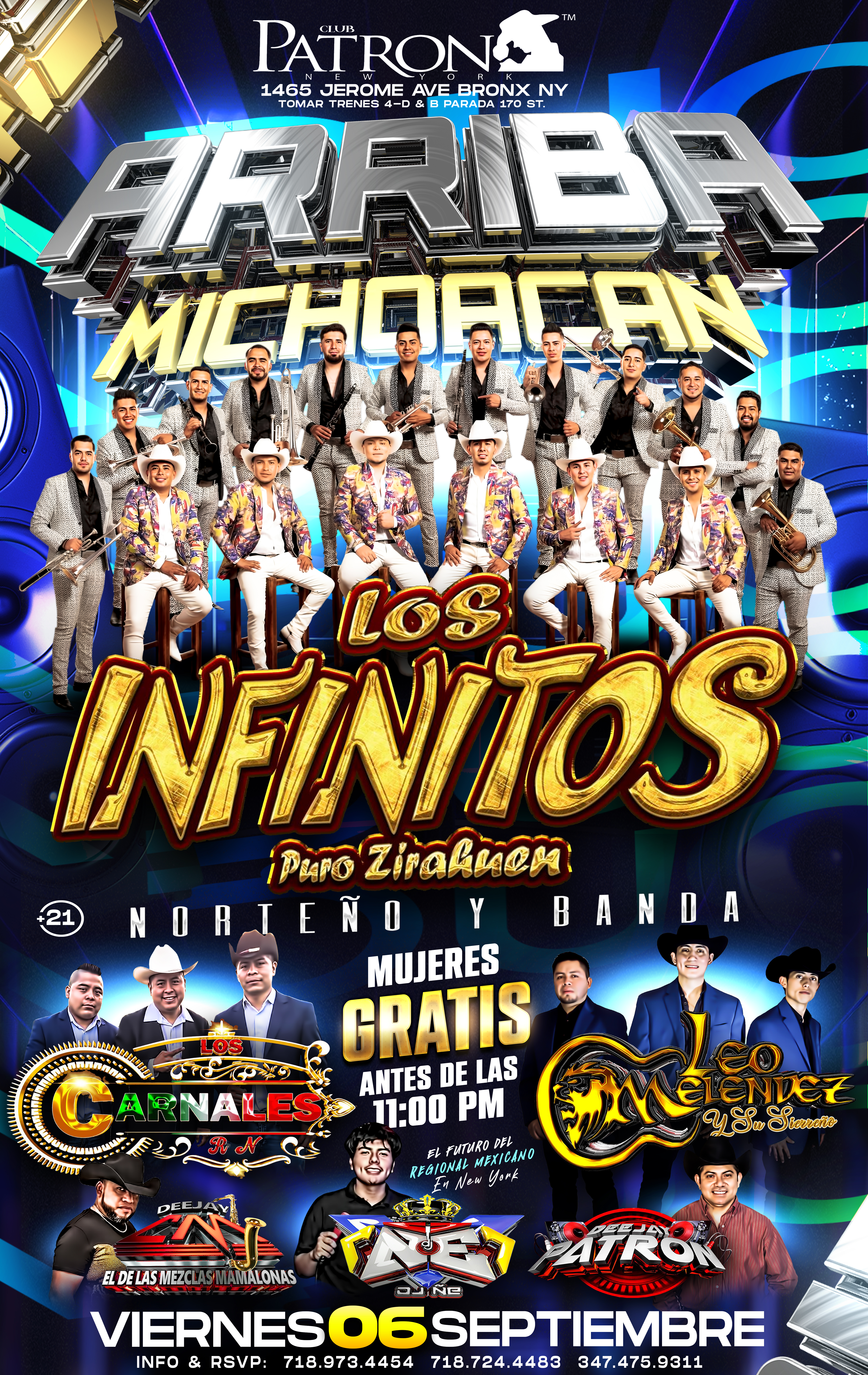 Buy tickets for ARRIBA MICHOACAN - LOS INFINITOS PURO ZIRAHUEN ARRIBA MICHOACAN - LOS INFINITOS PURO ZIRAHUEN