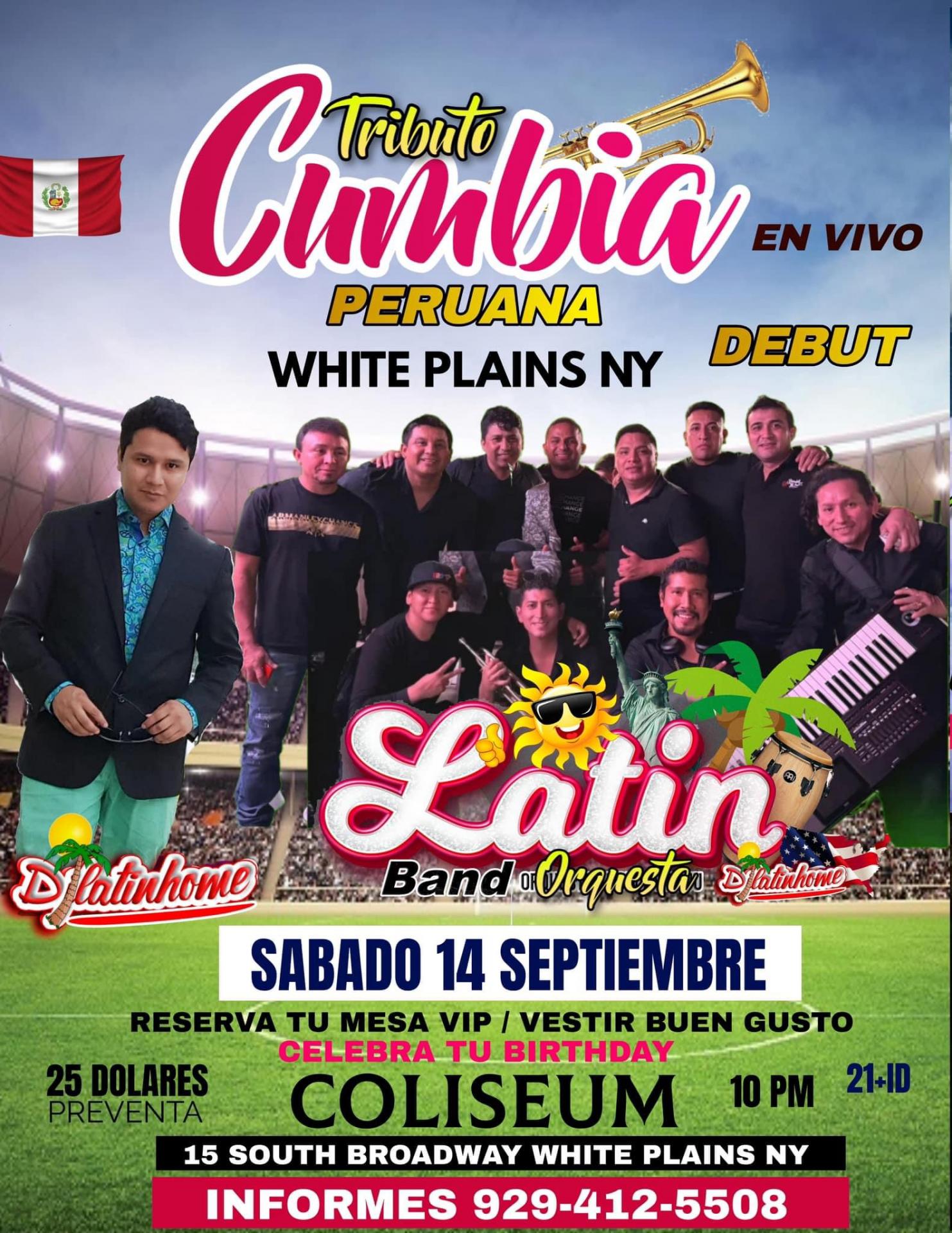 Buy tickets for Tributo a la cumbia peruana Tributo a la cumbia peruana