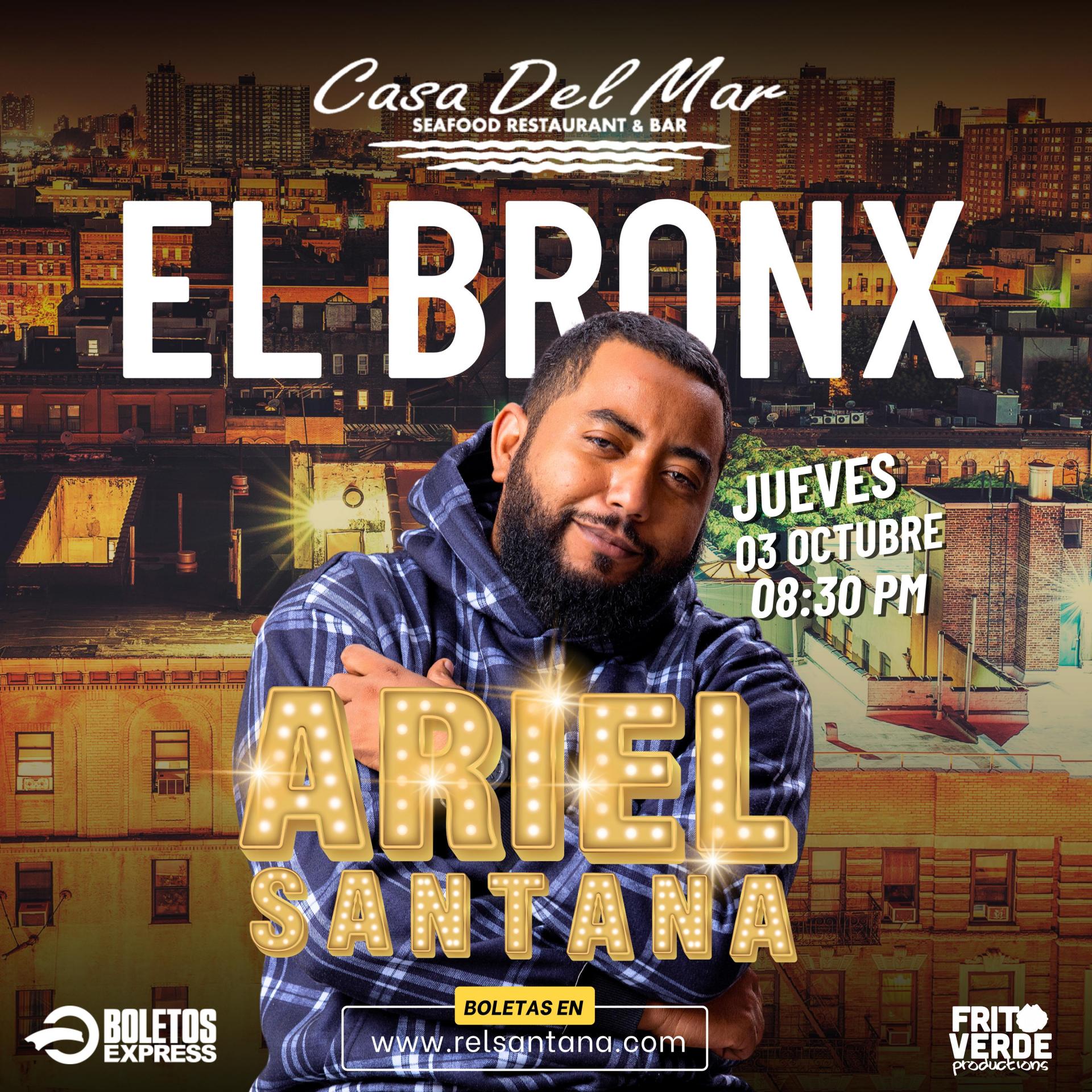 Buy tickets for ARIEL EN EL BRONX | STANDUP COMEDY ARIEL EN EL BRONX | STANDUP COMEDY