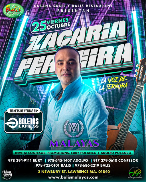 Buy tickets for ZACARIAS FERREIRA - LA VOZ DE LA TERNURA ZACARIAS FERREIRA - LA VOZ DE LA TERNURA