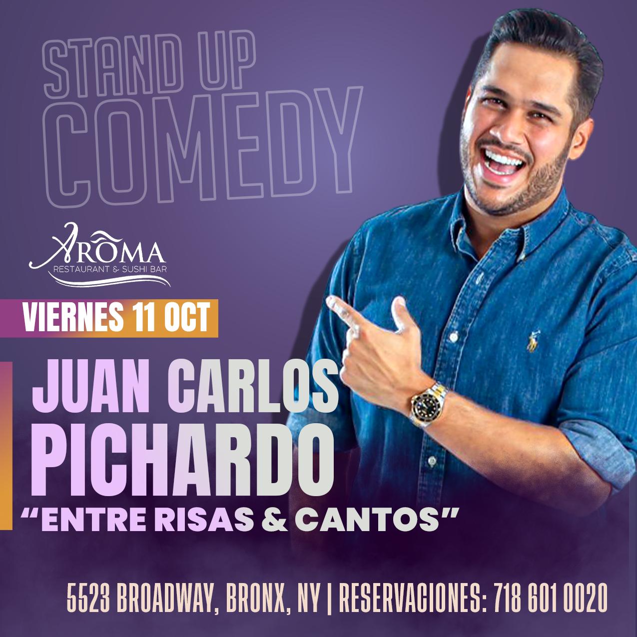 Buy tickets for JUAN CARLOS PICHARDO JUAN CARLOS PICHARDO