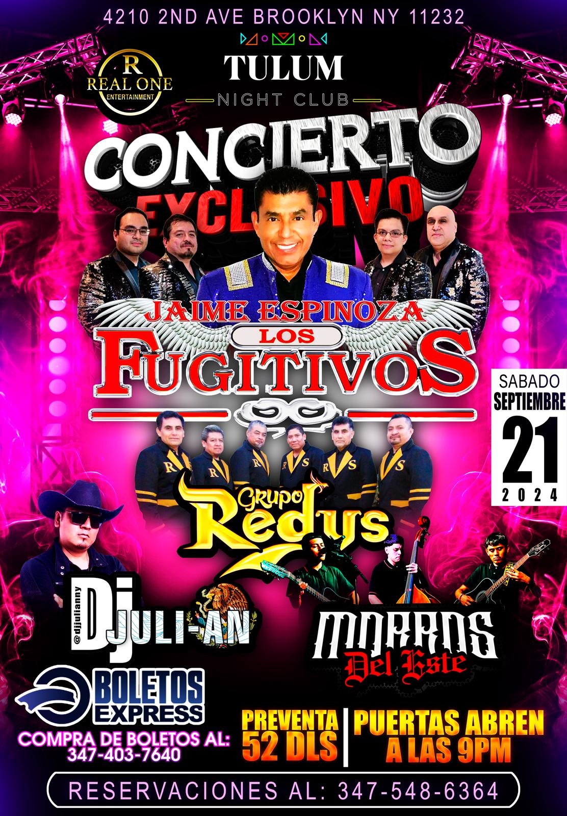Buy tickets for LOS FUJITIVOS EN CONCIERTO LOS FUJITIVOS EN CONCIERTO