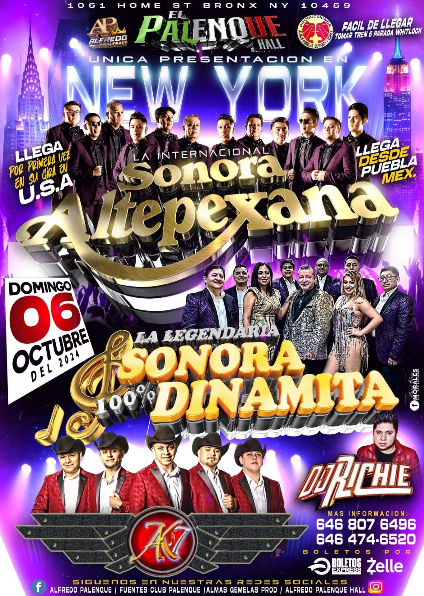 Buy tickets for UNICA PRESENTACION EN NEW YORK - LA INTERNACIONAL SONORA ALTEPEXANO UNICA PRESENTACION EN NEW YORK - LA INTERNACIONAL SONORA ALTEPEXANO