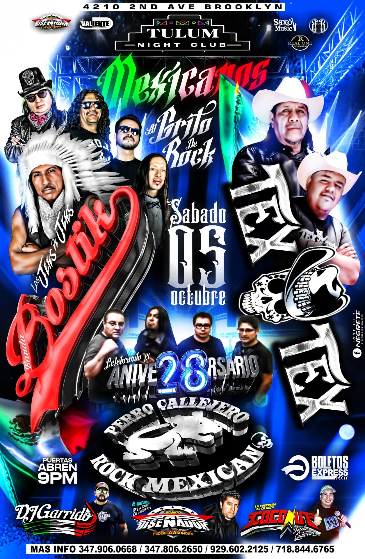 Buy tickets for TEX TEX | BANDA BOSTIK CLUB TULUM BROOKLYN TEX TEX | BANDA BOSTIK CLUB TULUM BROOKLYN