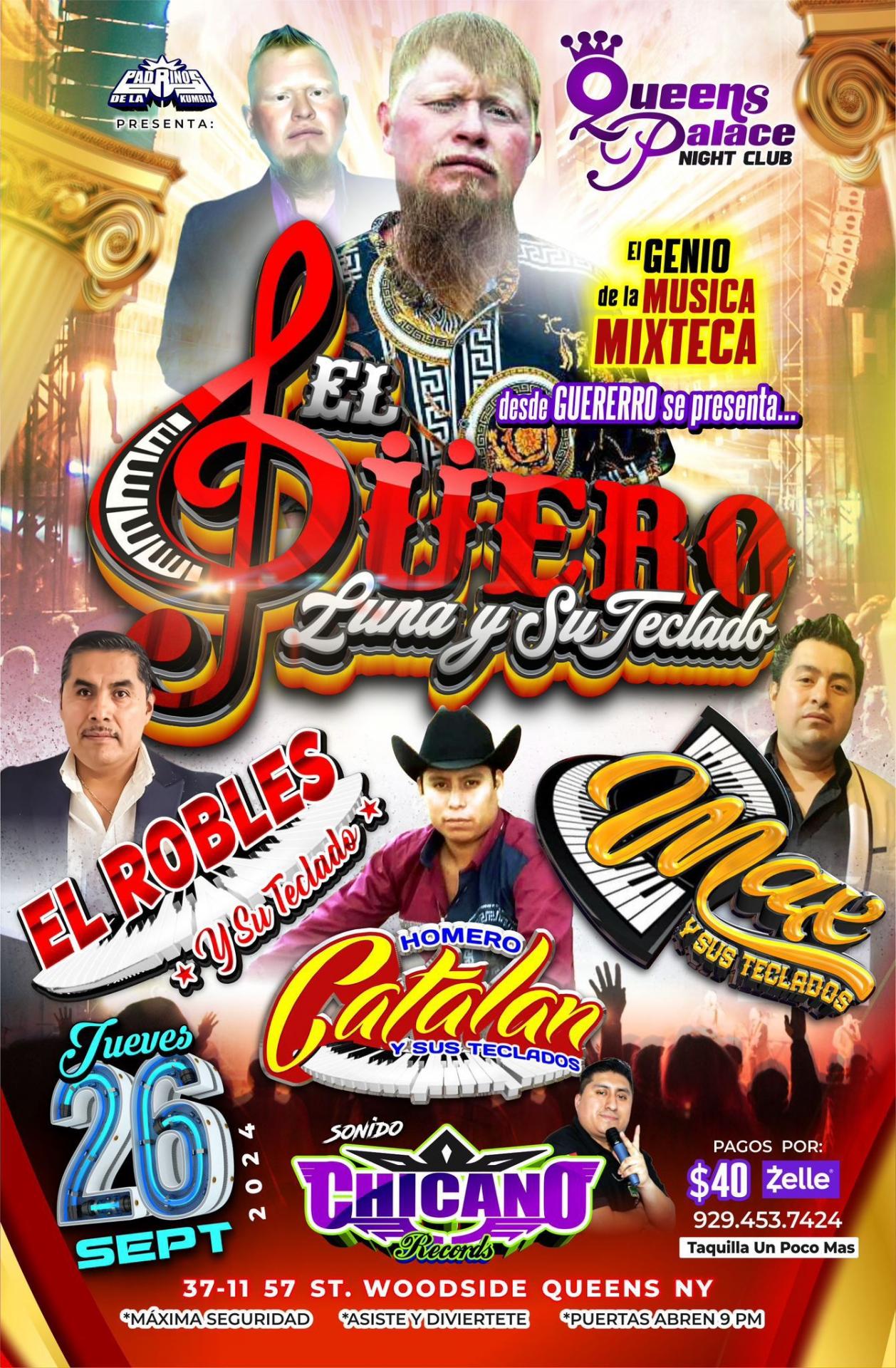 Buy tickets for EL GENIO DE LA MUSICA MIXTECA - EL GÜERO LUNA Y SU TECLADO EL GENIO DE LA MUSICA MIXTECA - EL GÜERO LUNA Y SU TECLADO