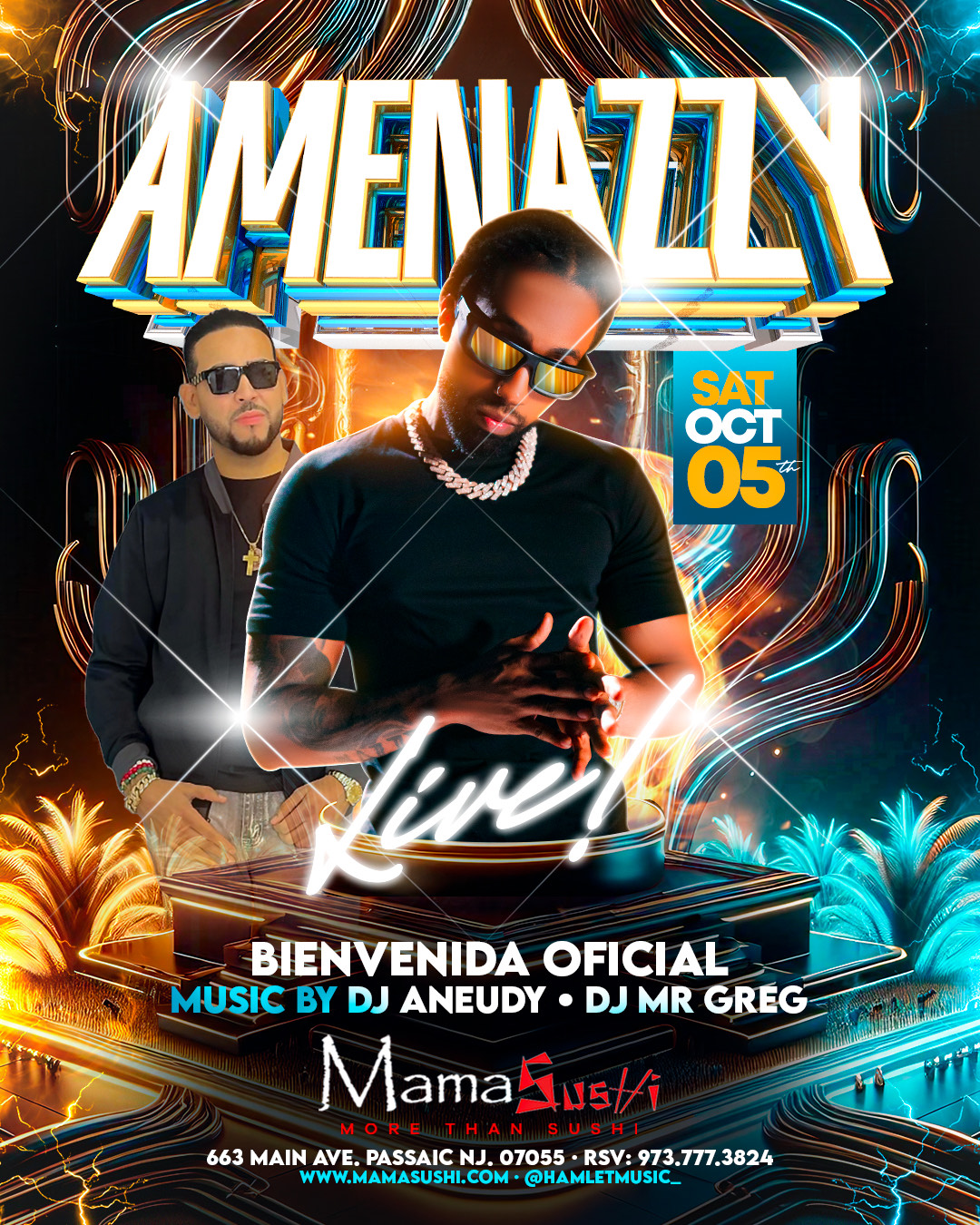Buy tickets for AMENAZZY - LIVE! AMENAZZY - LIVE!