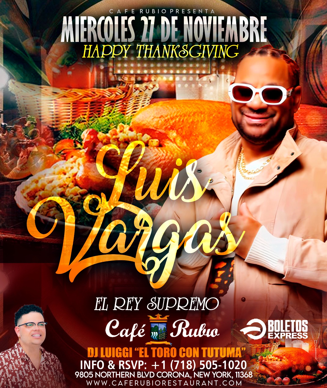 Buy tickets for LUIS VARGAS EN CAFE RUBIO RESTAURANT LUIS VARGAS EN CAFE RUBIO RESTAURANT