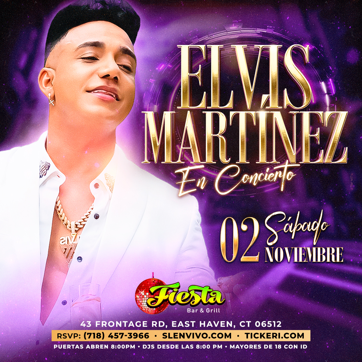 ELVIS MARTINEZ Tickets - BoletosExpress ELVIS MARTINEZ Tickets - BoletosExpress