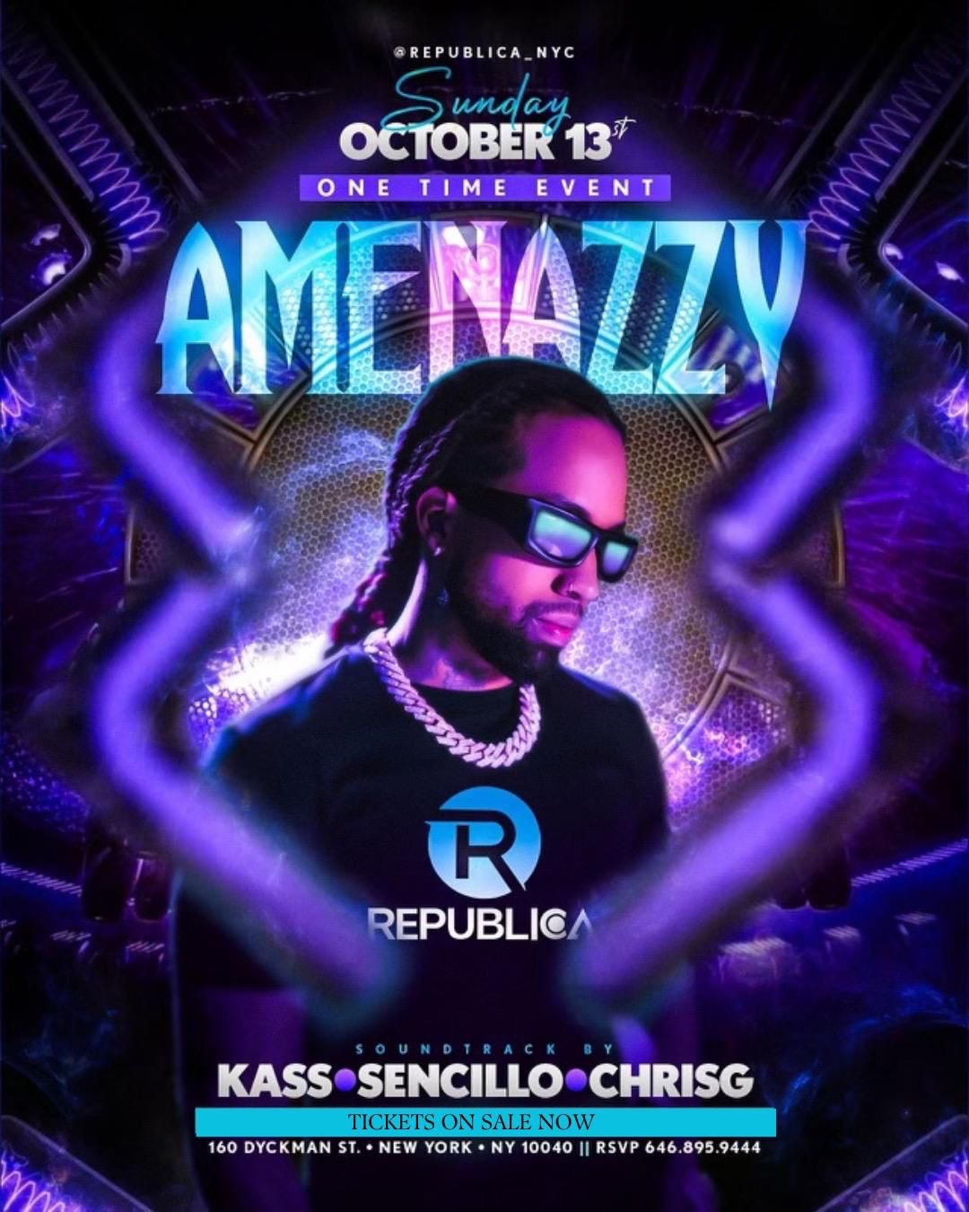 Buy tickets for Amenazzy - Chris G- DJ Kass - DJ Sencillo Exclusivo Amenazzy - Chris G- DJ Kass - DJ Sencillo Exclusivo