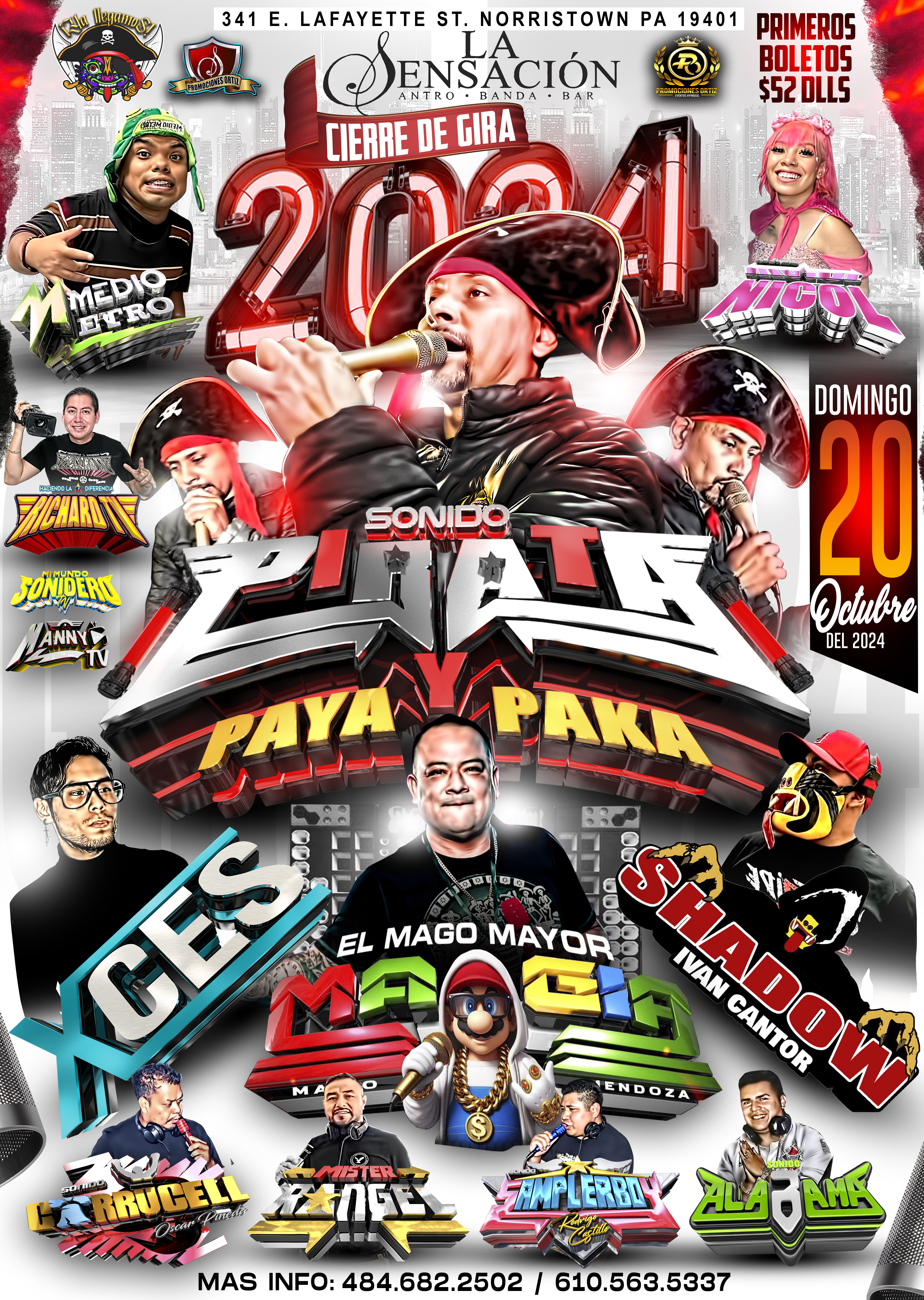 Buy tickets for CIERRE DE GIRA 2024 - SONIDO PIRATA CIERRE DE GIRA 2024 - SONIDO PIRATA