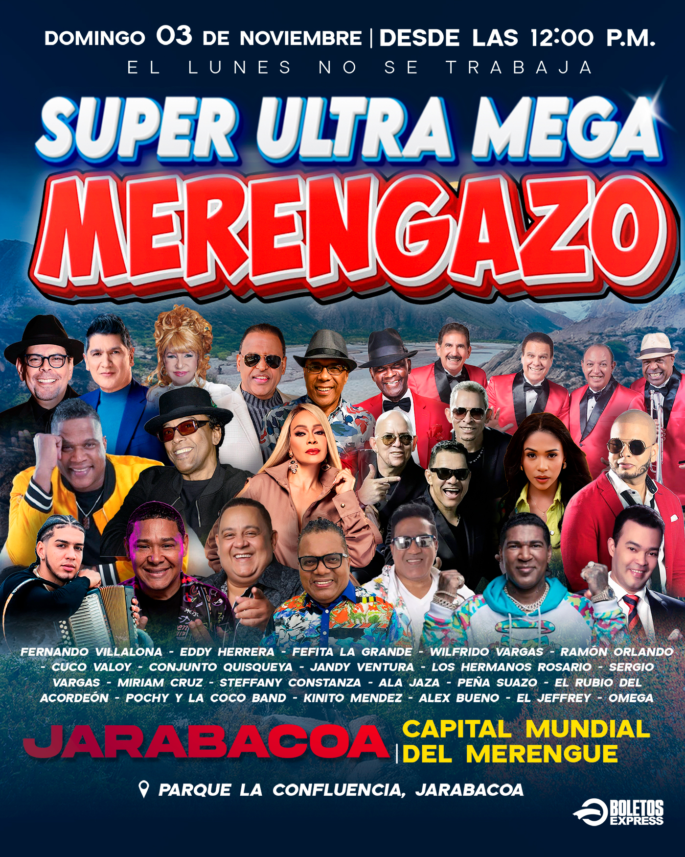 Buy tickets for SUPER ULTRA MEGA MERENGAZO SUPER ULTRA MEGA MERENGAZO