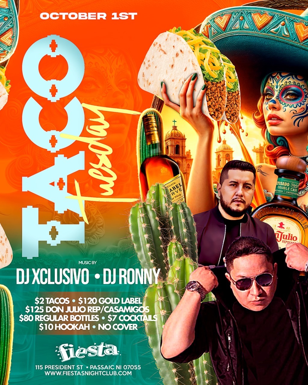 Buy tickets for DJ XCLUSIVO, DJ RONNY - TACO TUESDAY DJ XCLUSIVO, DJ RONNY - TACO TUESDAY