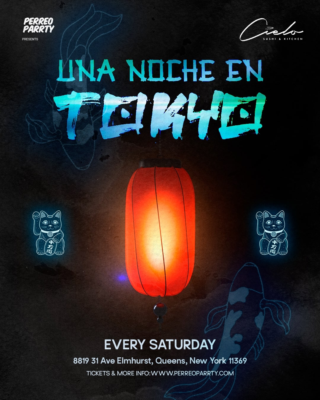 Buy tickets for Una Noche en Tokyo - Latin & Reggaeton Party at Cielo Cocktail Bar Saturday Una Noche en Tokyo - Latin & Reggaeton Party at Cielo Cocktail Bar Saturday