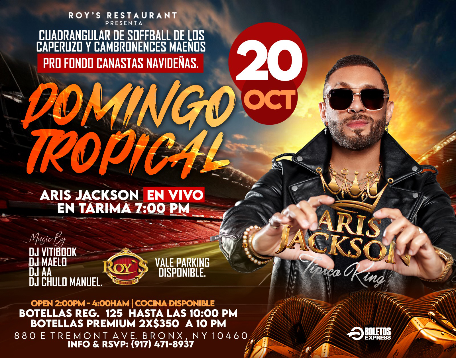 Buy tickets for DOMINGO TROPICAL DOMINGO TROPICAL