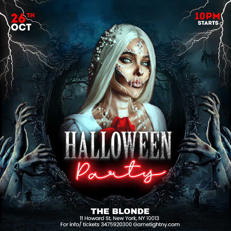 Buy tickets for The Blonde NYC Halloween Costume Party 2024 The Blonde NYC Halloween Costume Party 2024