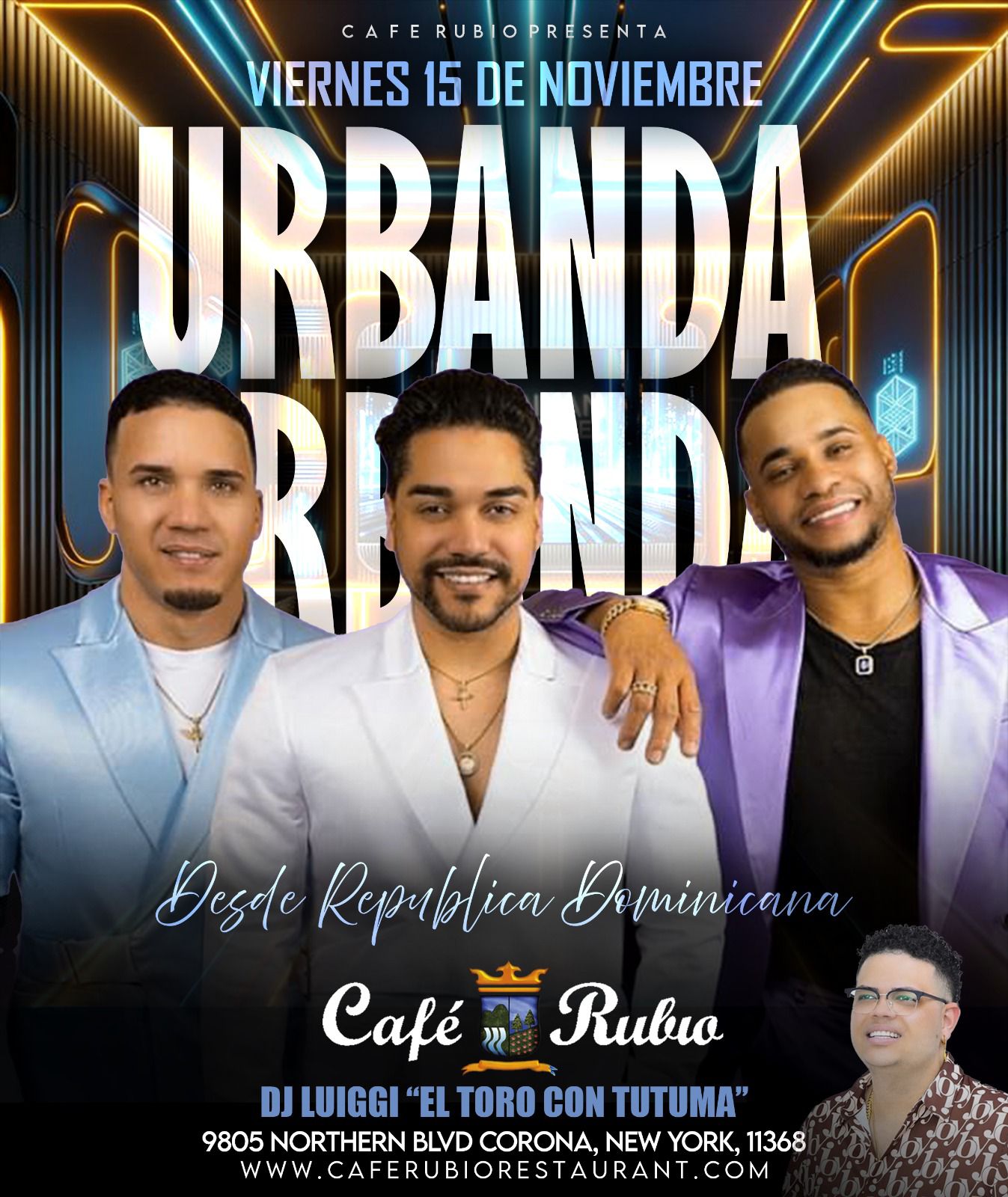 Buy tickets for URBANDA EN CAFE RUBIO URBANDA EN CAFE RUBIO