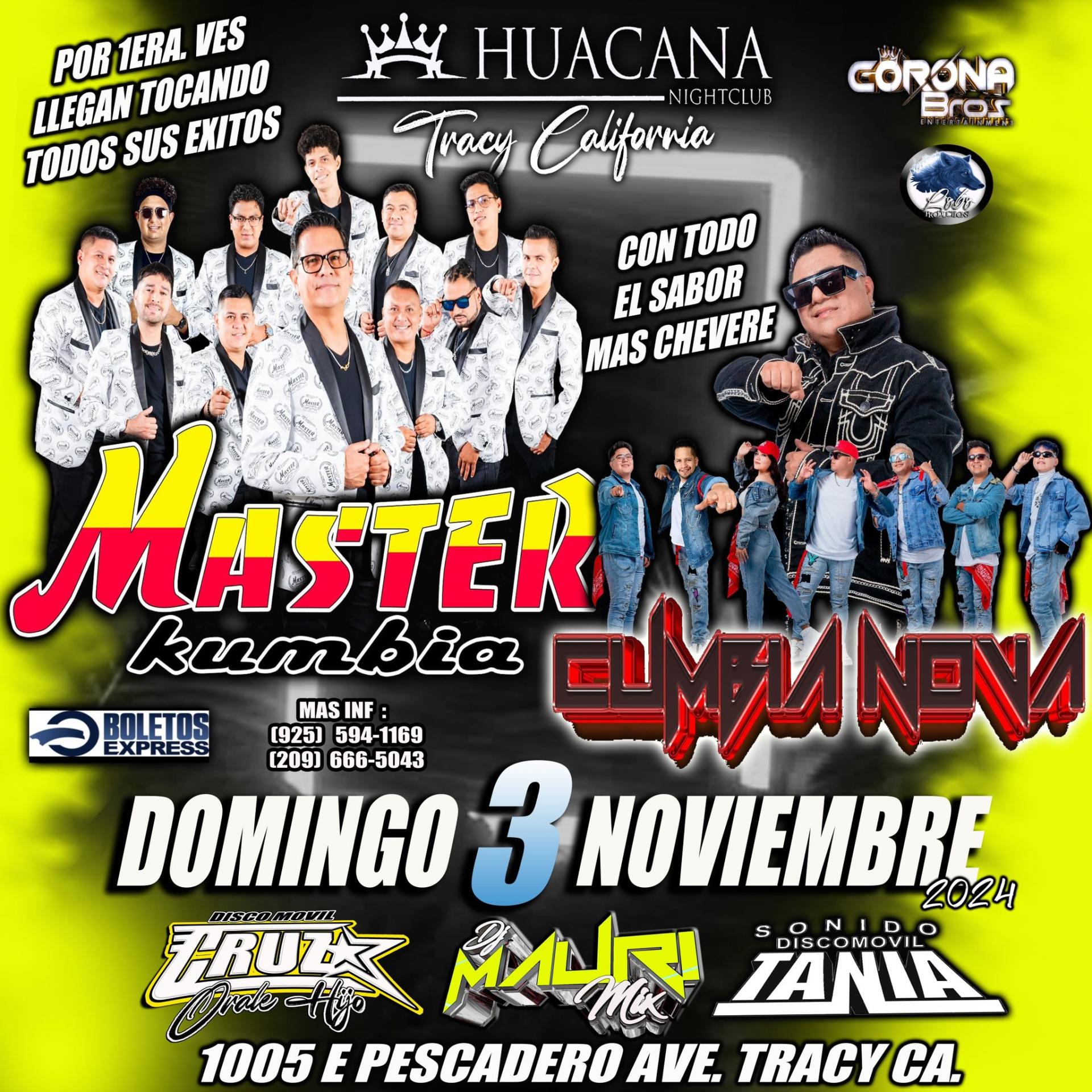 Buy tickets for Master Kumbia - Cumbia Nova Master Kumbia - Cumbia Nova