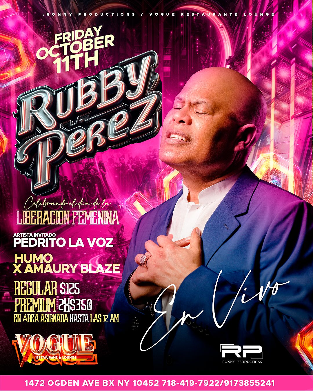 Buy tickets for RUBBY PEREZ RUBBY PEREZ