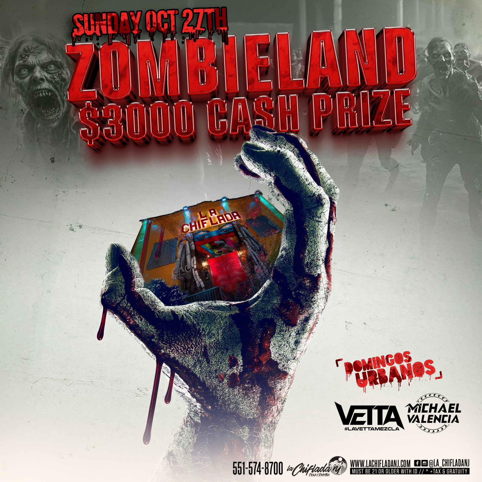 Buy tickets for ZOMBIELAND: LA CHIFLADA NJ ZOMBIELAND: LA CHIFLADA NJ