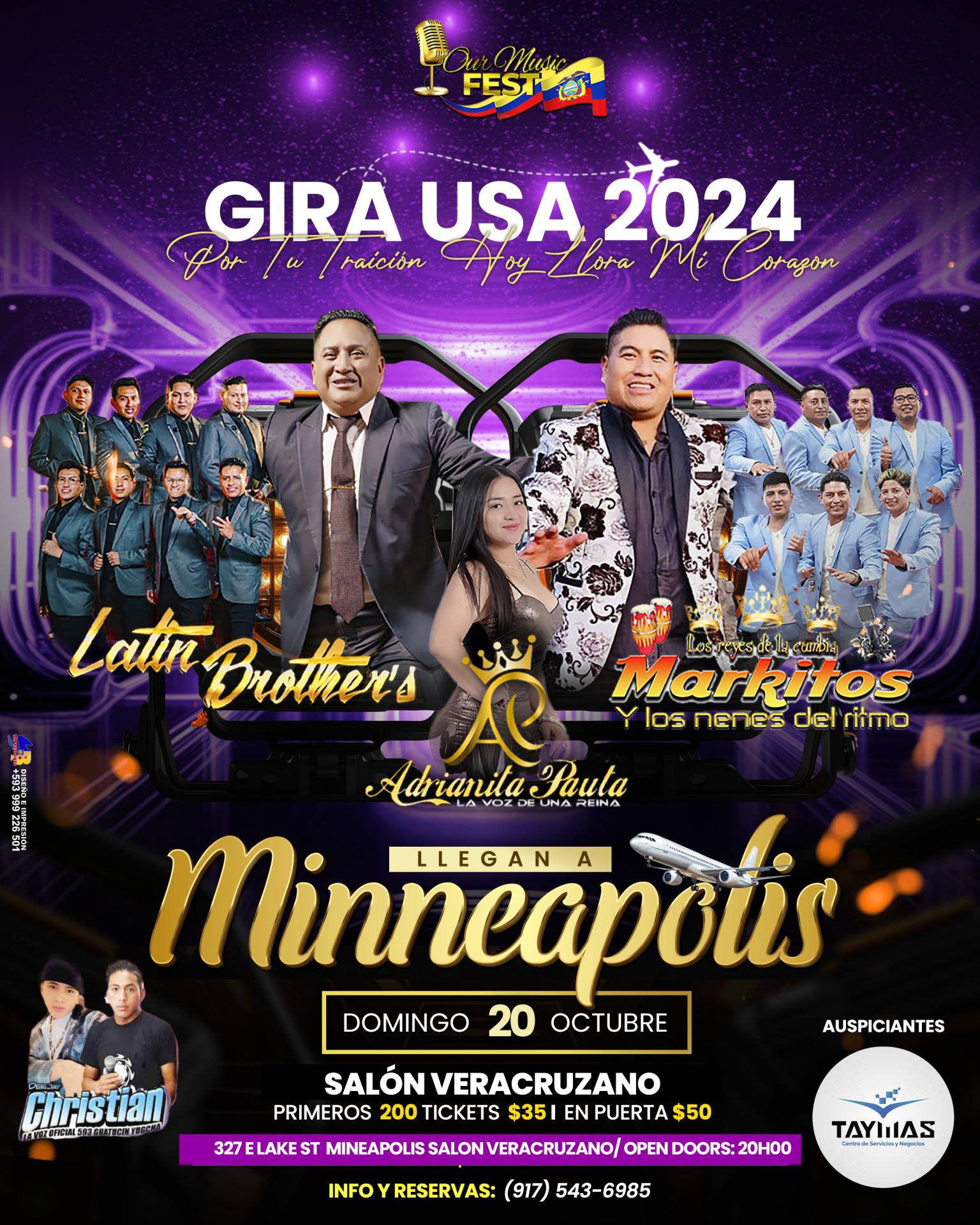 Buy tickets for LATIN BROTHERS & MARKITOS Y LOS NENES DEL RITMO LATIN BROTHERS & MARKITOS Y LOS NENES DEL RITMO