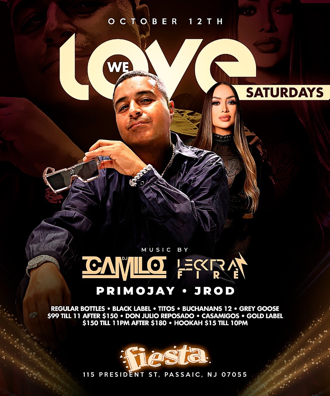 Buy tickets for DJ CAMILO, DJ LECKTRA FIRE, DJ PRIMOJAY, DJ J-ROD DJ CAMILO, DJ LECKTRA FIRE, DJ PRIMOJAY, DJ J-ROD