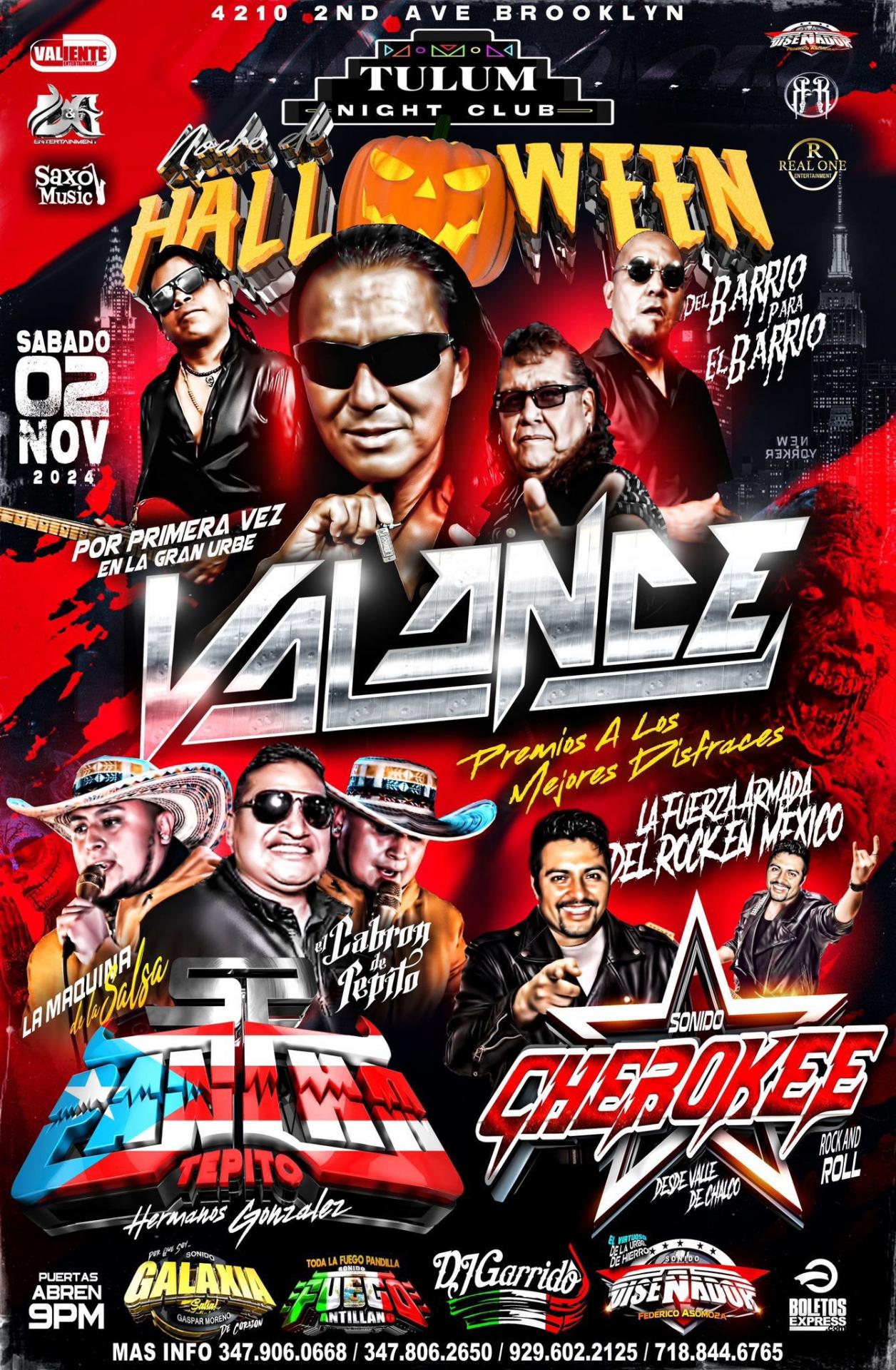 Buy tickets for Valance, Sonido pancho de tepito y Sonido Cherokee en BROOKLYN Valance, Sonido pancho de tepito y Sonido Cherokee en BROOKLYN