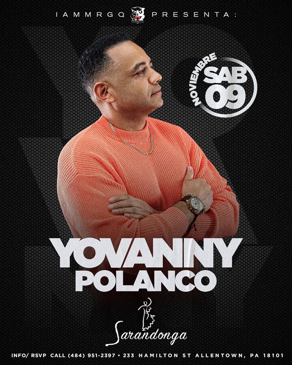 Buy tickets for YOVANNY POLANCO YOVANNY POLANCO